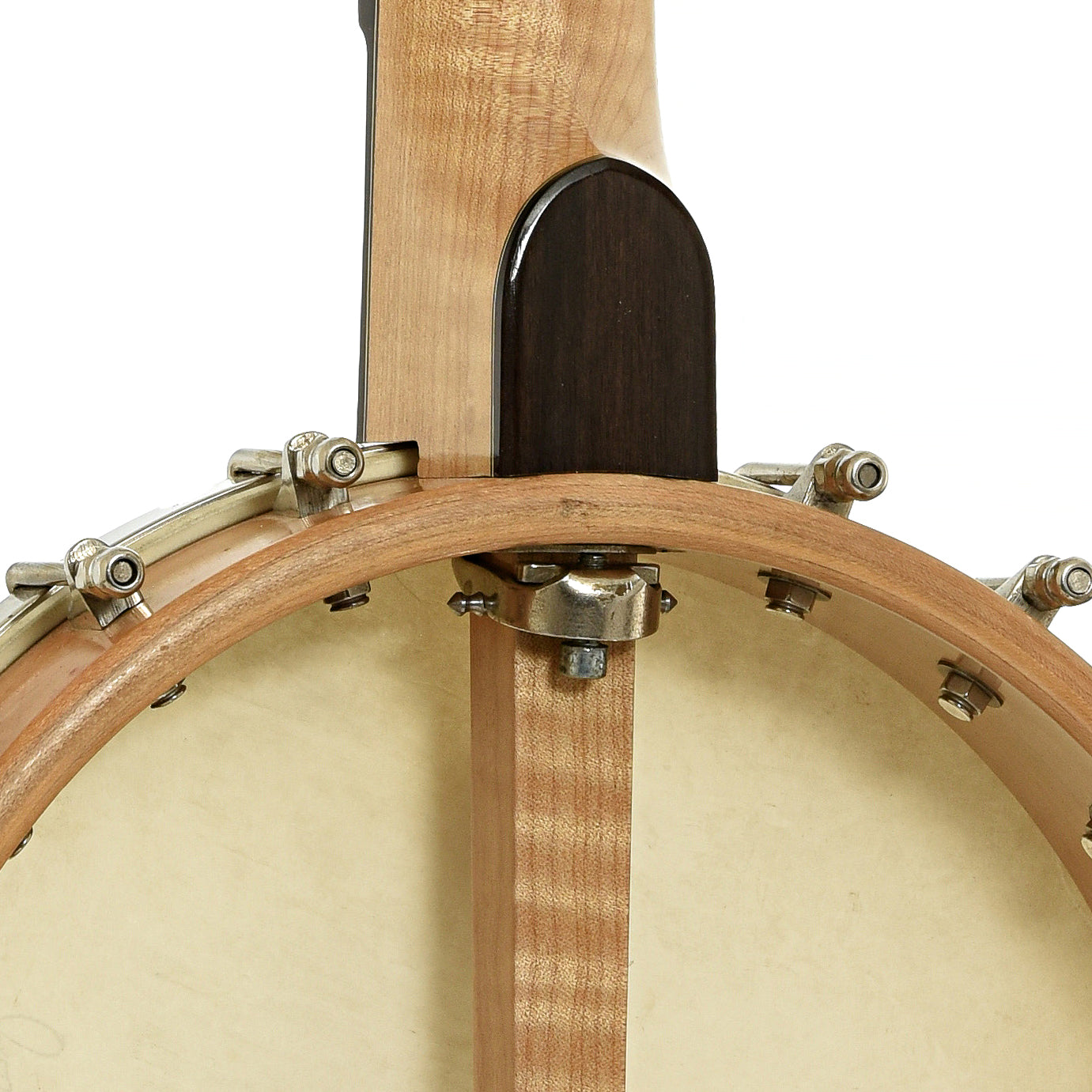 Neck joint of Weymann Conversion Open Back Banjo 
