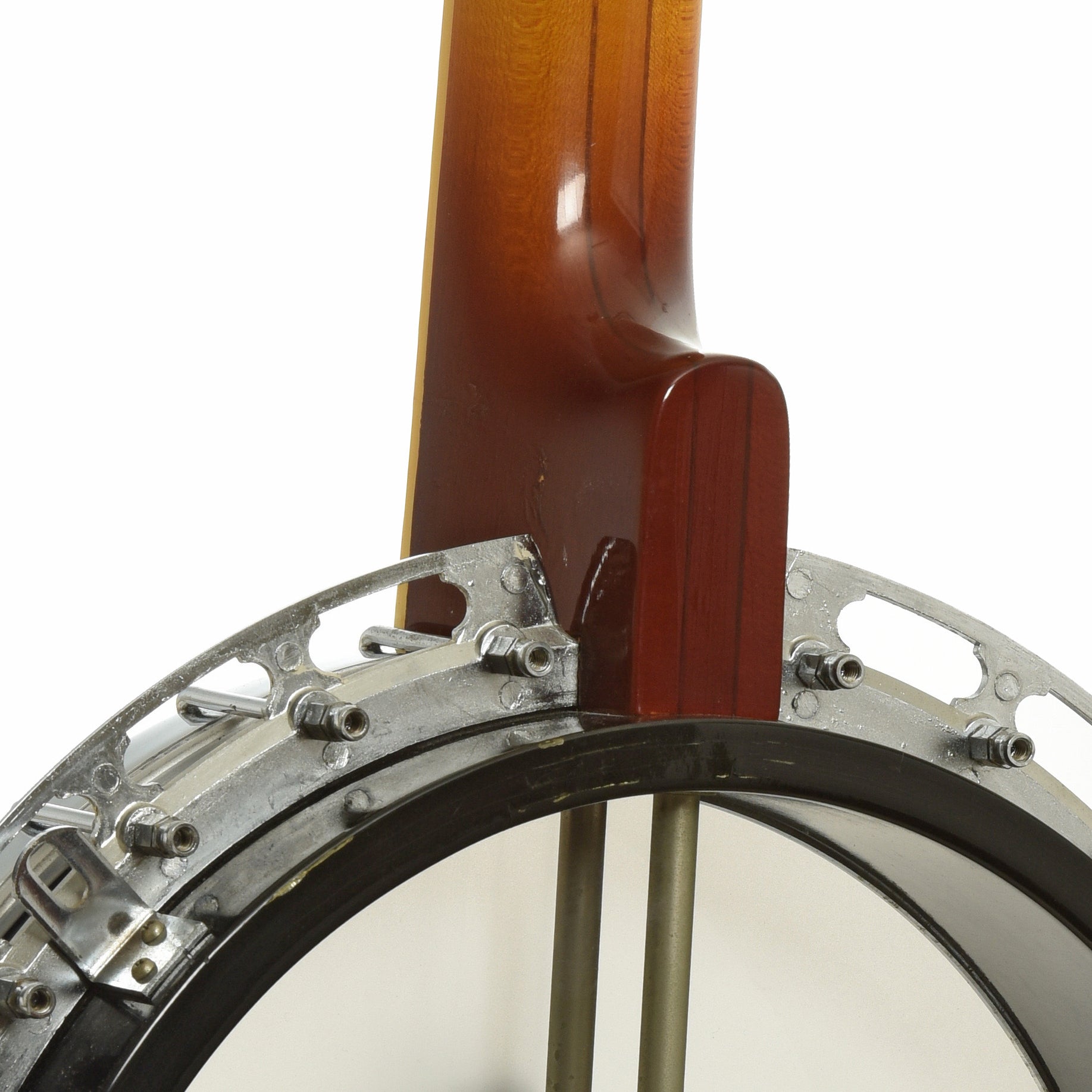 Nack joint and flange of Gibson RB-25 Resonator Banjo