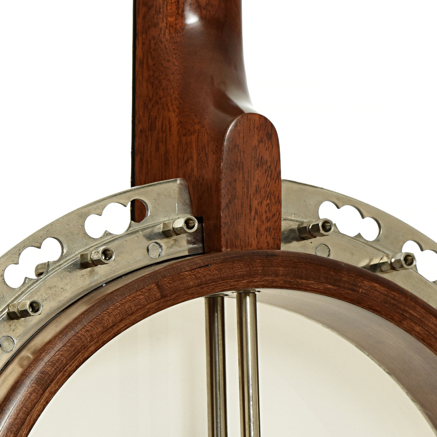 Neck joint of Deering Sierra Resonator Banjo