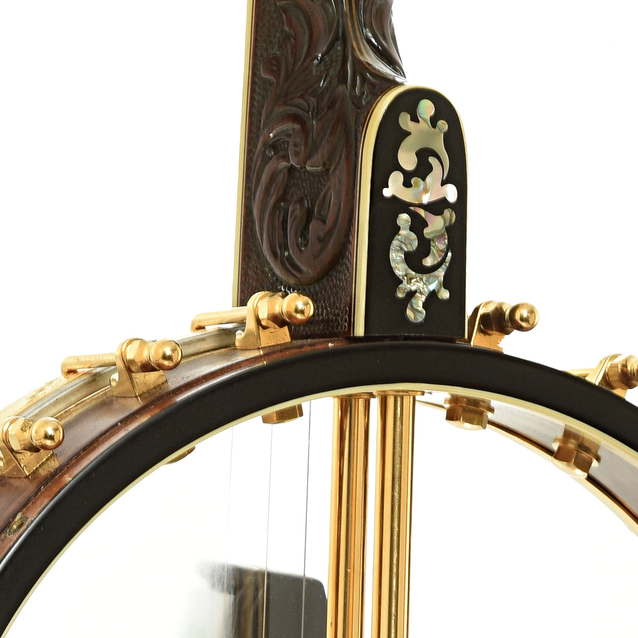 Neck joint of Ome Grand Artist Classic Jazz Tenor Banjo 