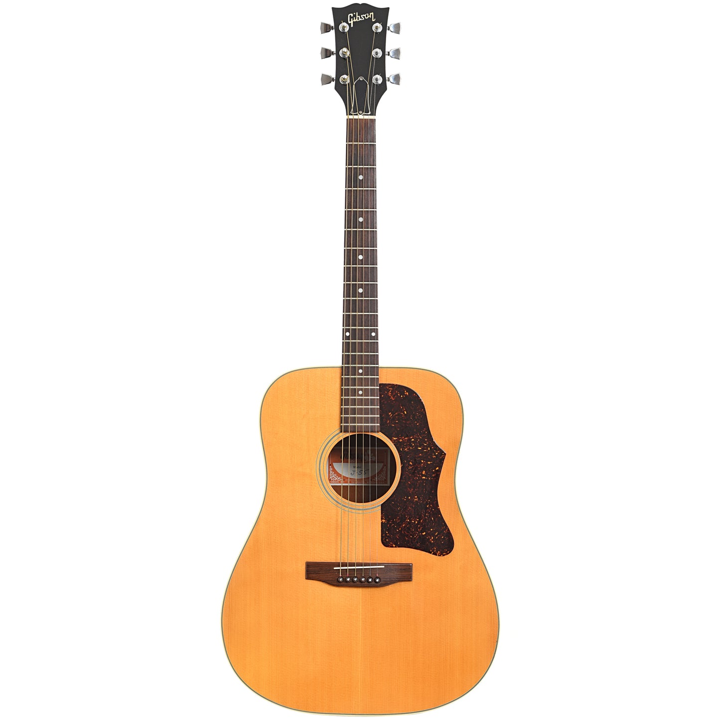 Full front of Gibson J-55 Acoustic Guitar
