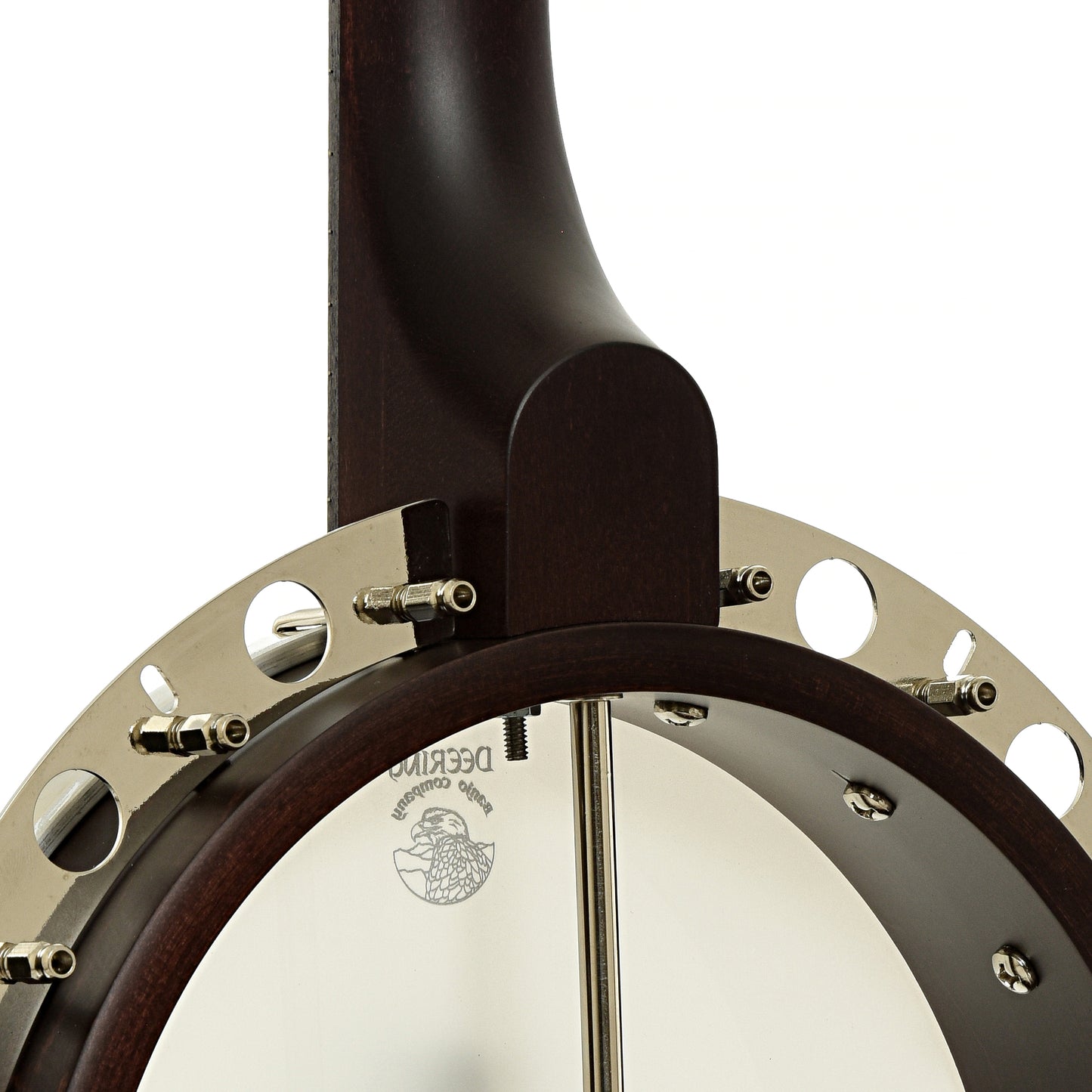 Neck joint of Deering Artisan Goodtime 2 Resonator Banjo