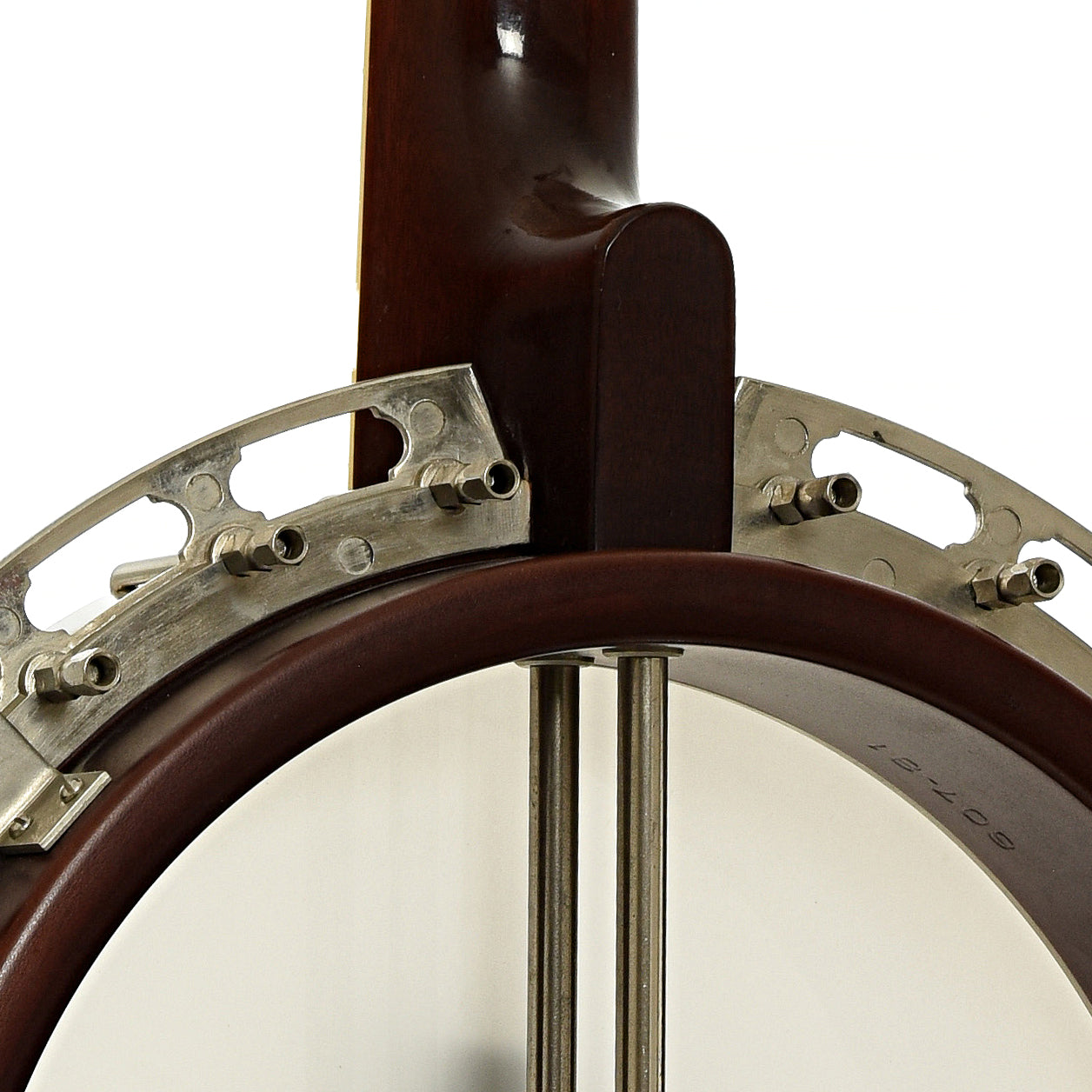 Neck joint of Huber Sammy Shelor Resonator Banjo