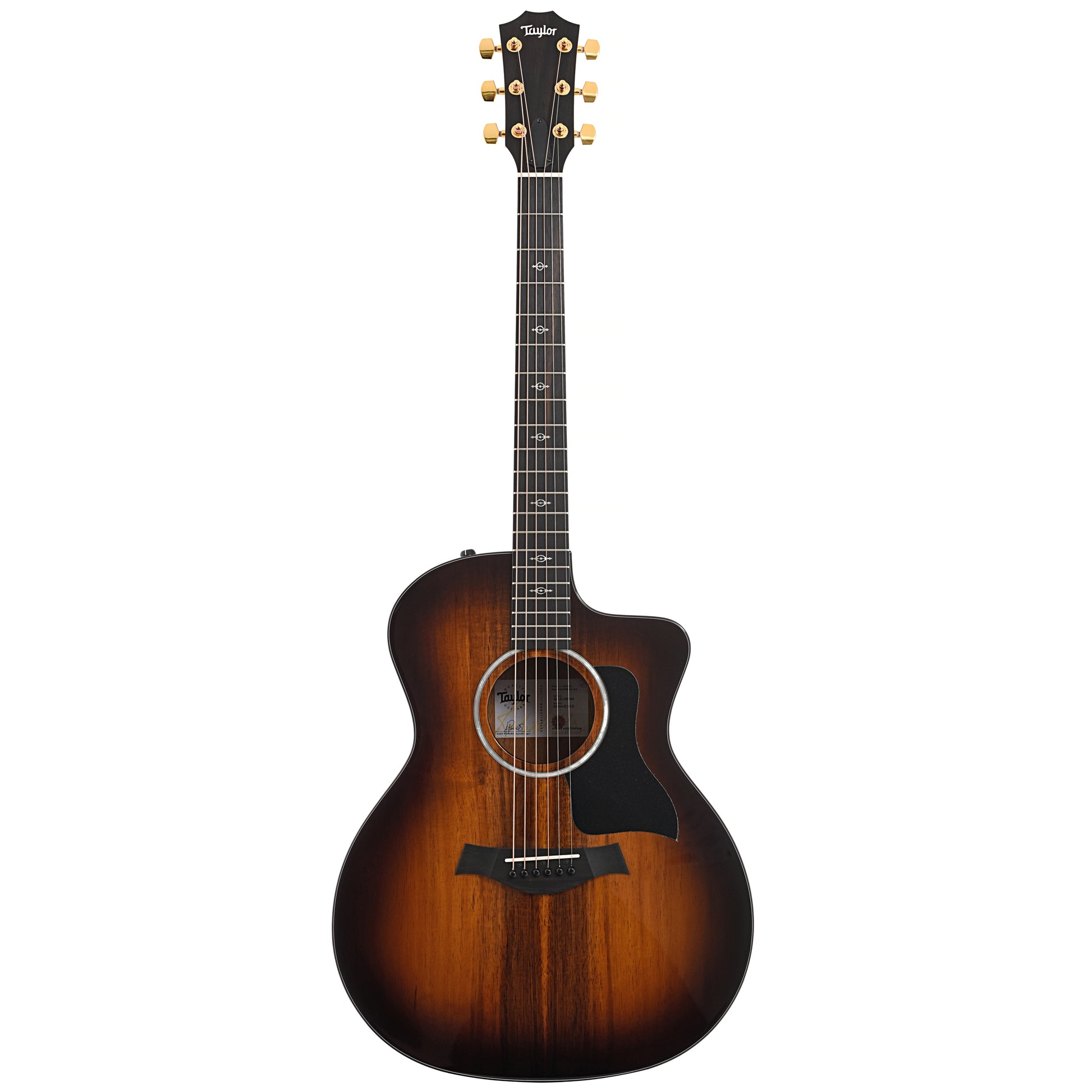 Full front of Taylor 224ce-K Deluxe Acoustic 