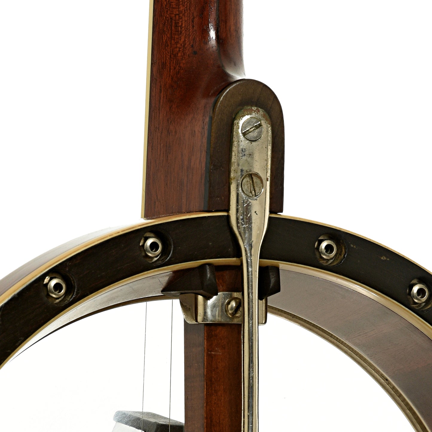 Neck joint of Weymann Orchestra Style 1 Tenor Banjo