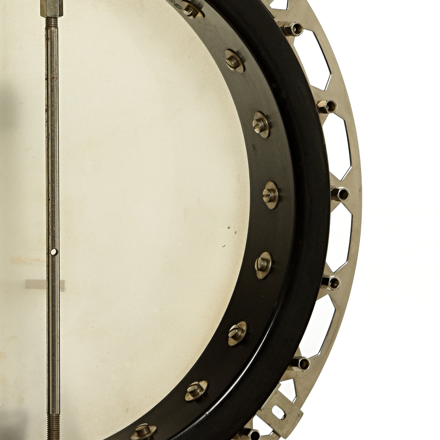 Inside rim of Gibson TB-1 Tenor Banjo 