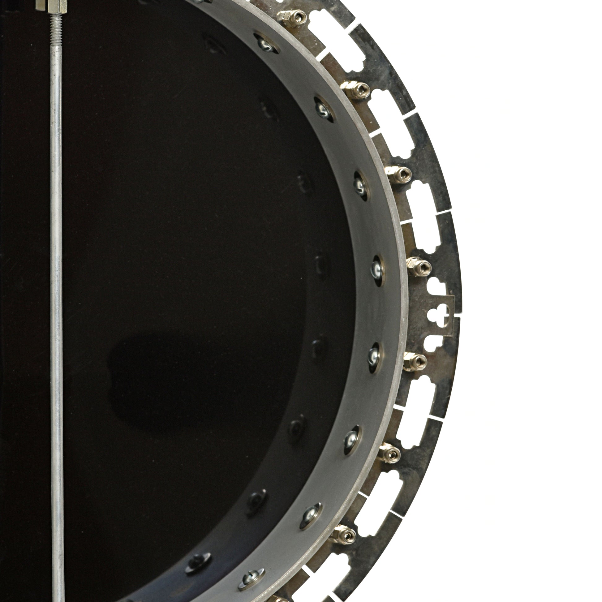 Inside rim of Deering Basic Resonator Banjo LH 