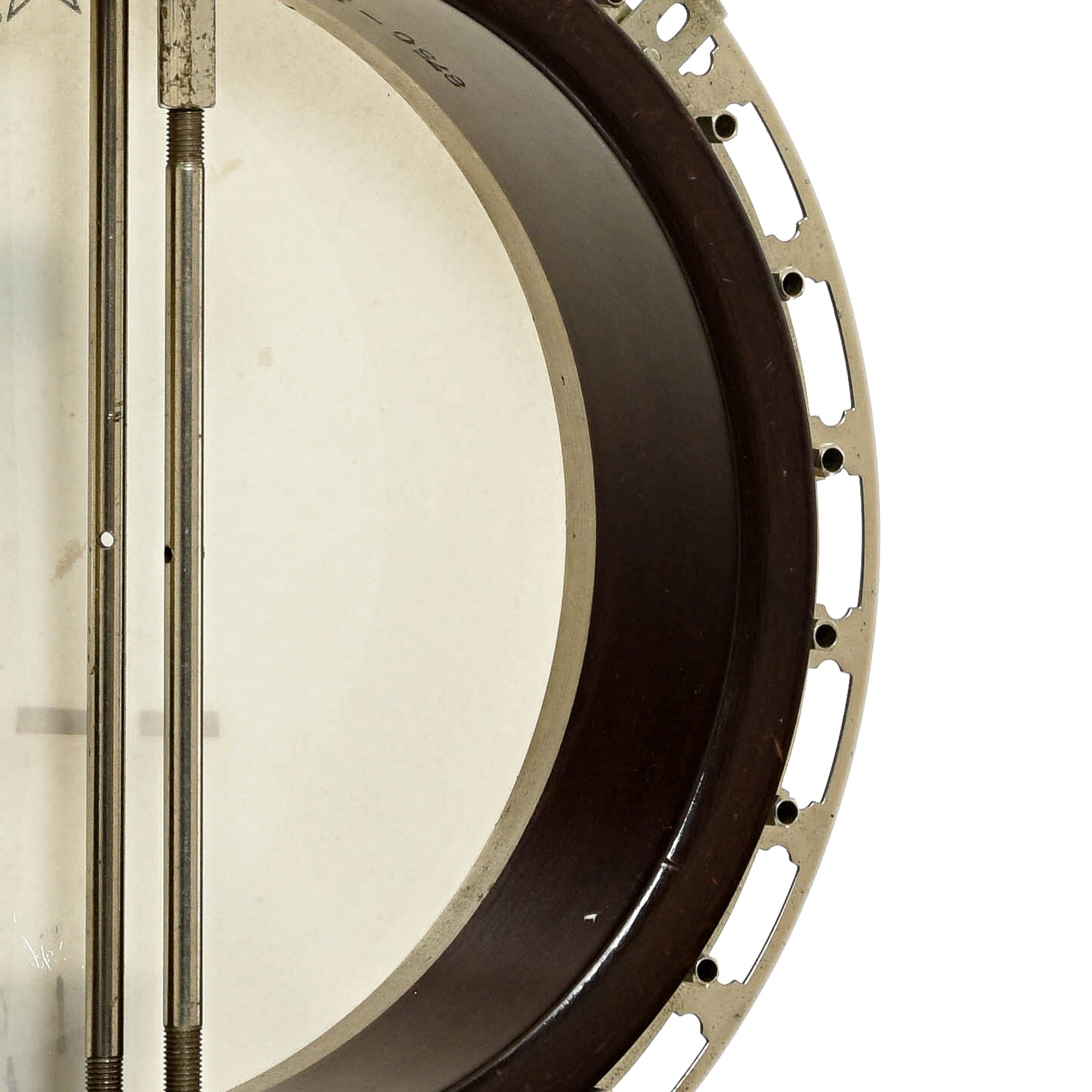 Inide rim of Gibson TB-3 Conversion Banjo 