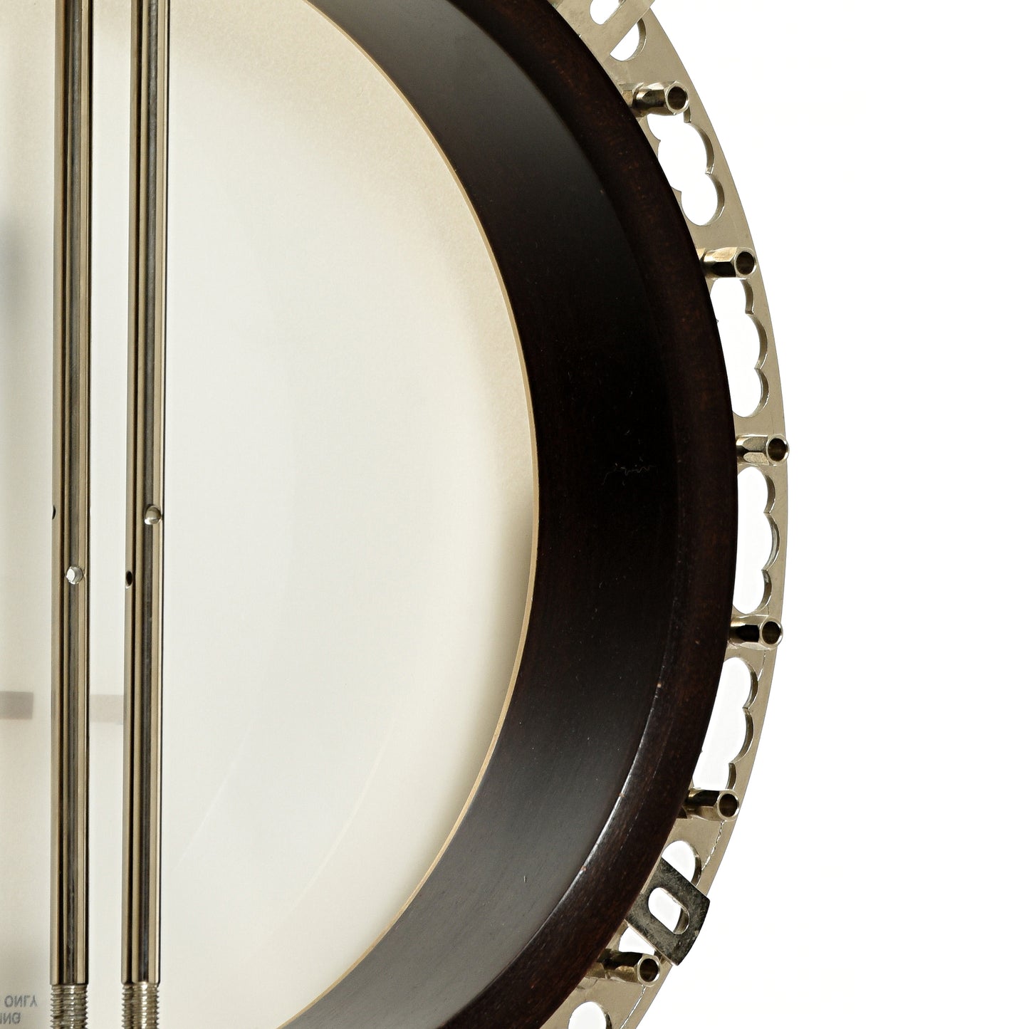 Inside rim of Deering Tenbrooks Saratoga Star Resonator Banjo