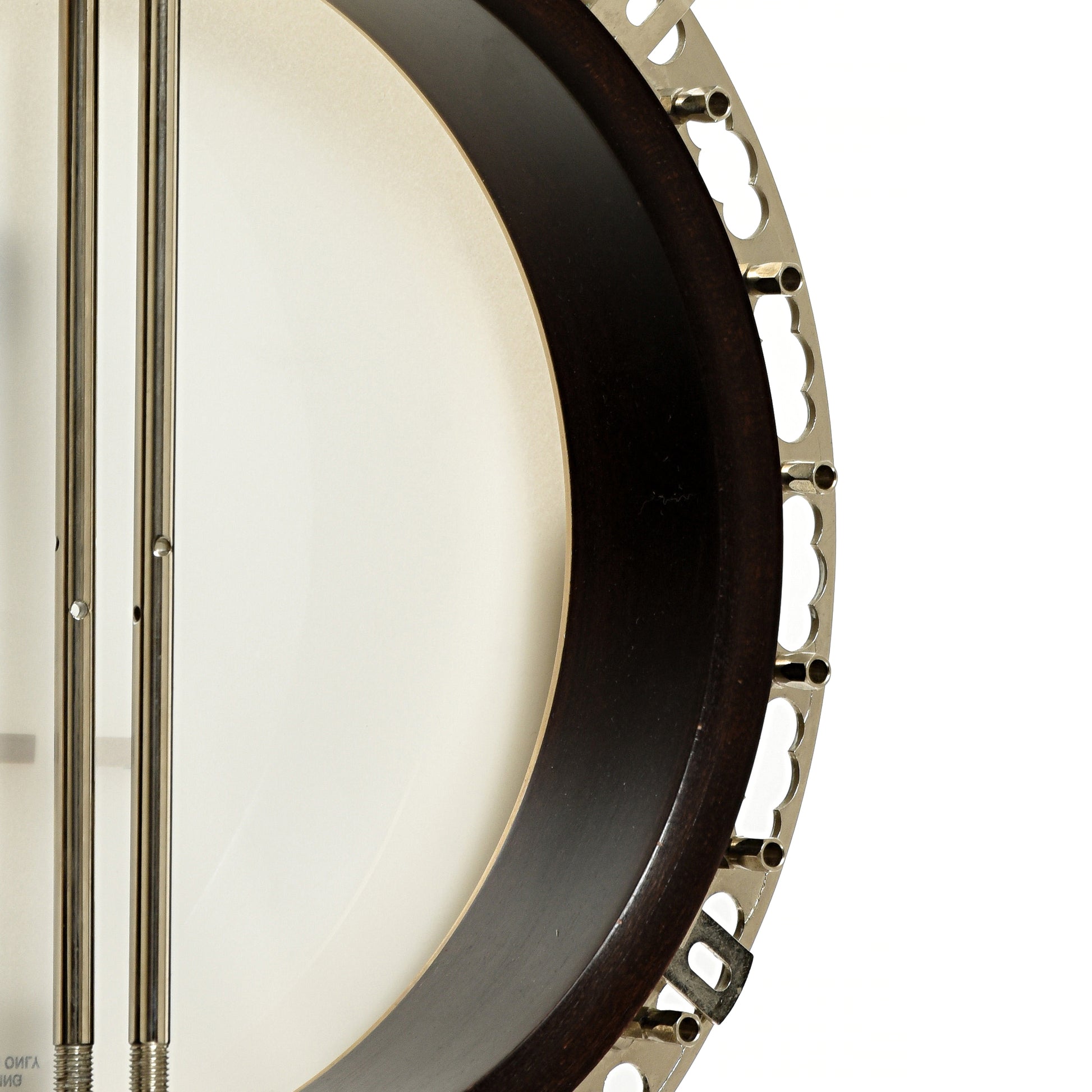 Inside rim of Deering Tenbrooks Saratoga Star Resonator Banjo