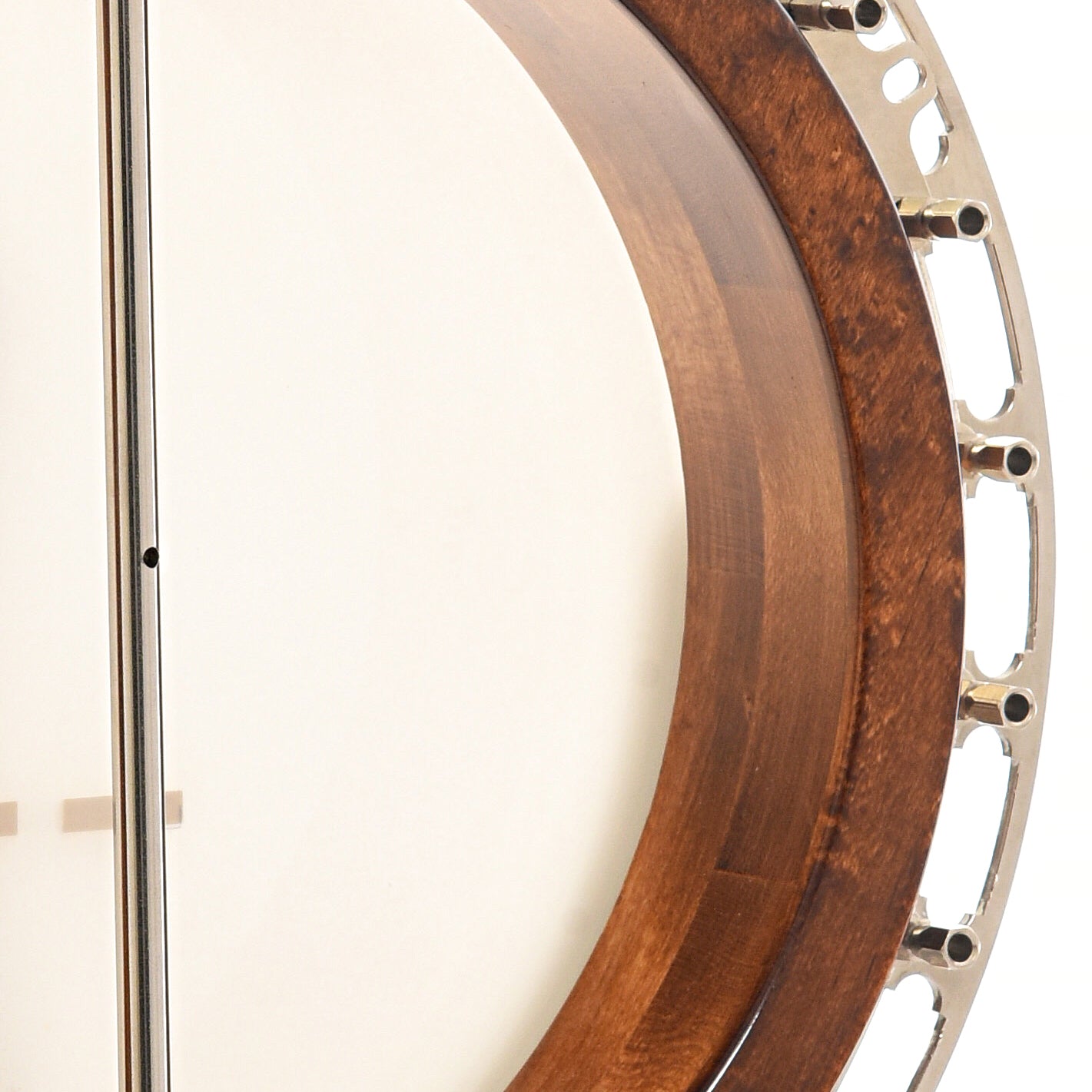 Inside rim of Wildwood Heirloom Resonator Banjo