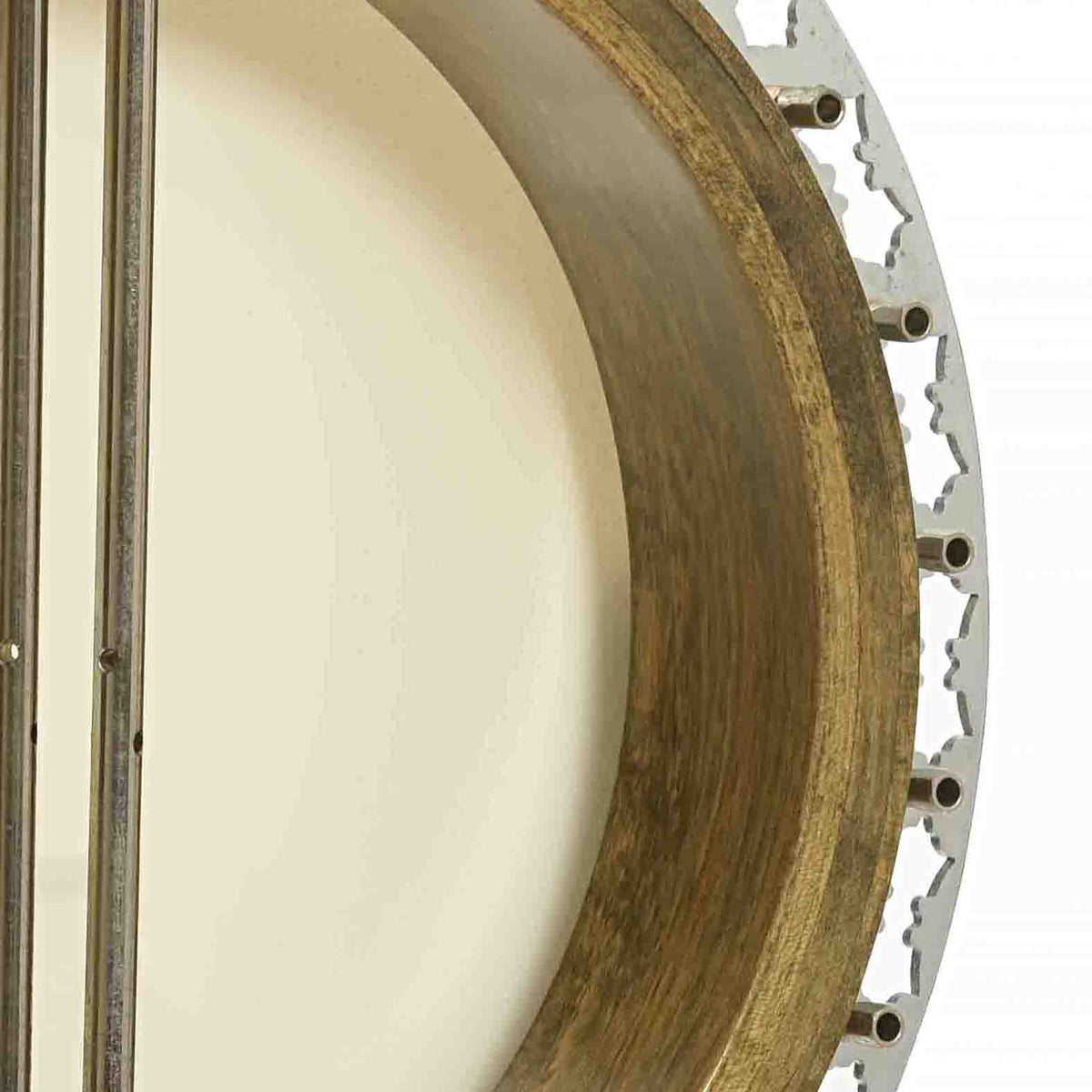 Rim Interior of Stelling Winterhawk #7 Five-String Resonator Banjo