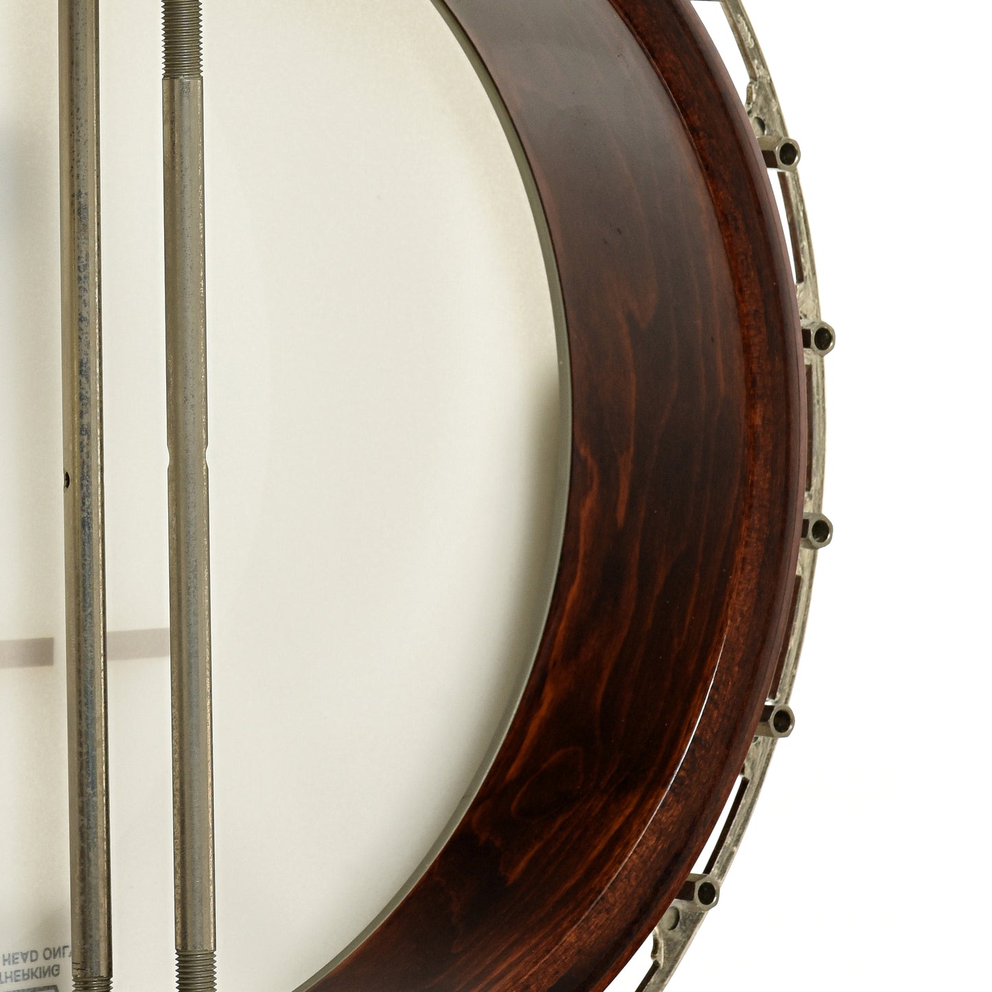 Inside rim of Gibson Earl Scruggs Standard Banjo 