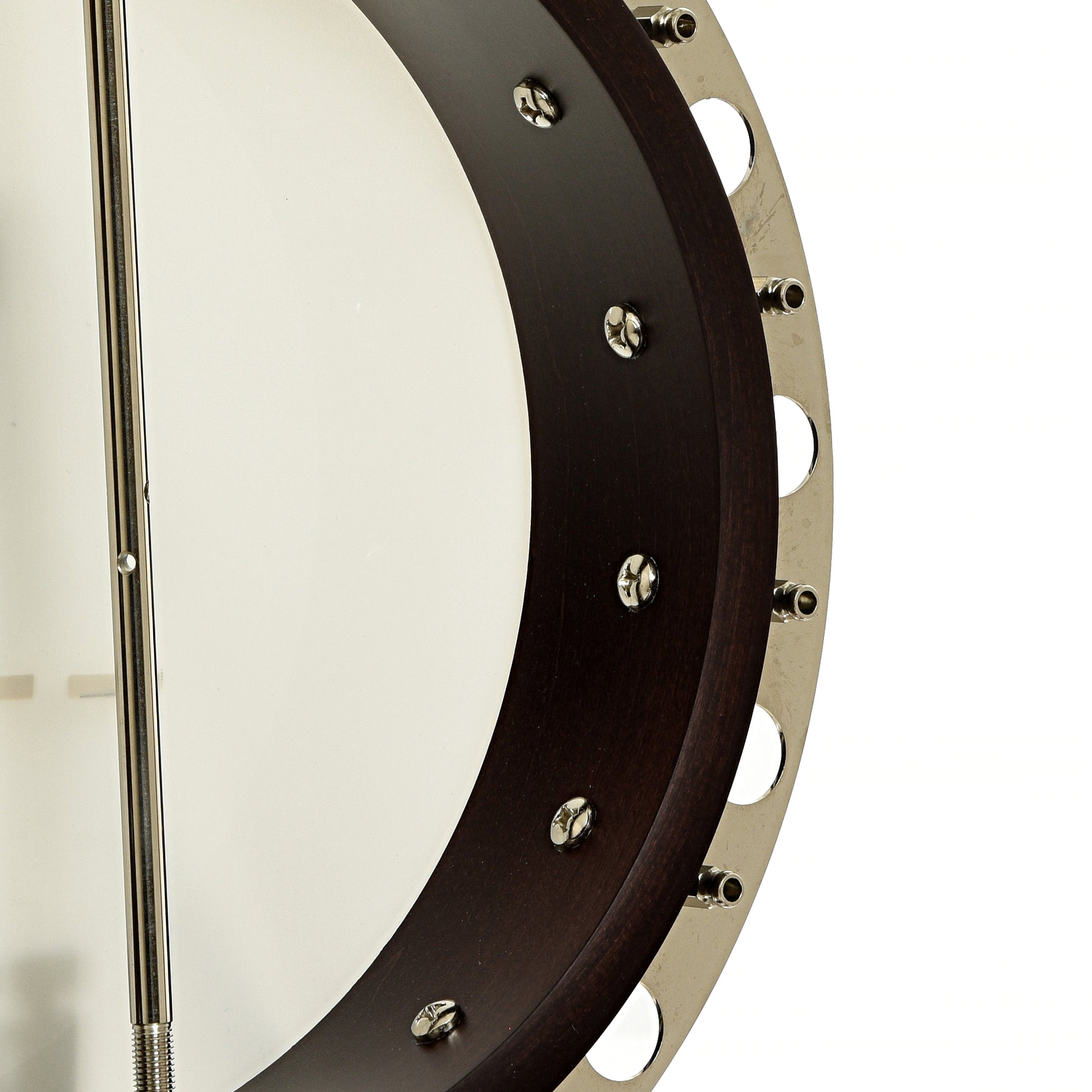Inside rim of Deering Artisan Goodtime 2 Resonator Banjo