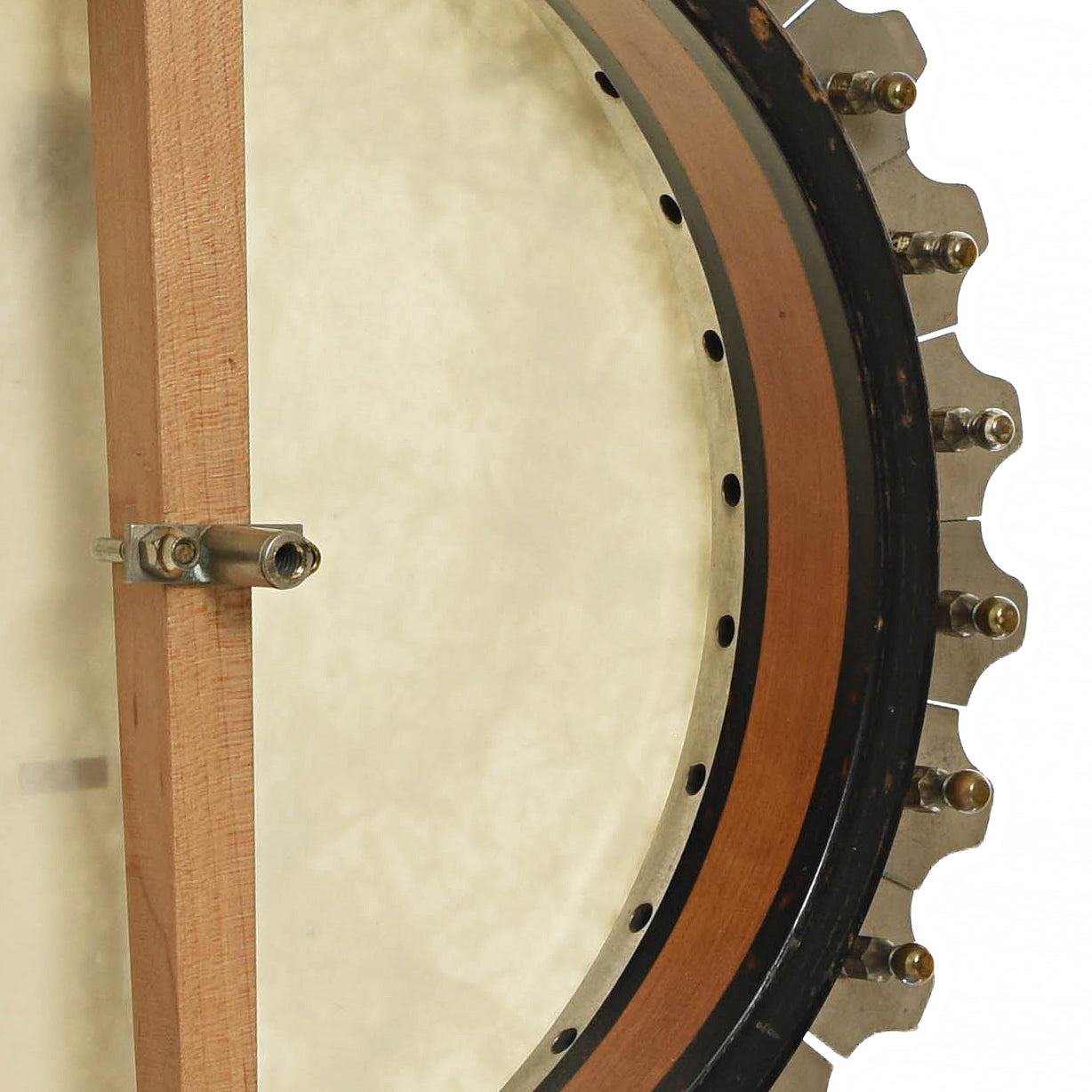 Inside rim of Vega Tubaphone Conversion Banjo