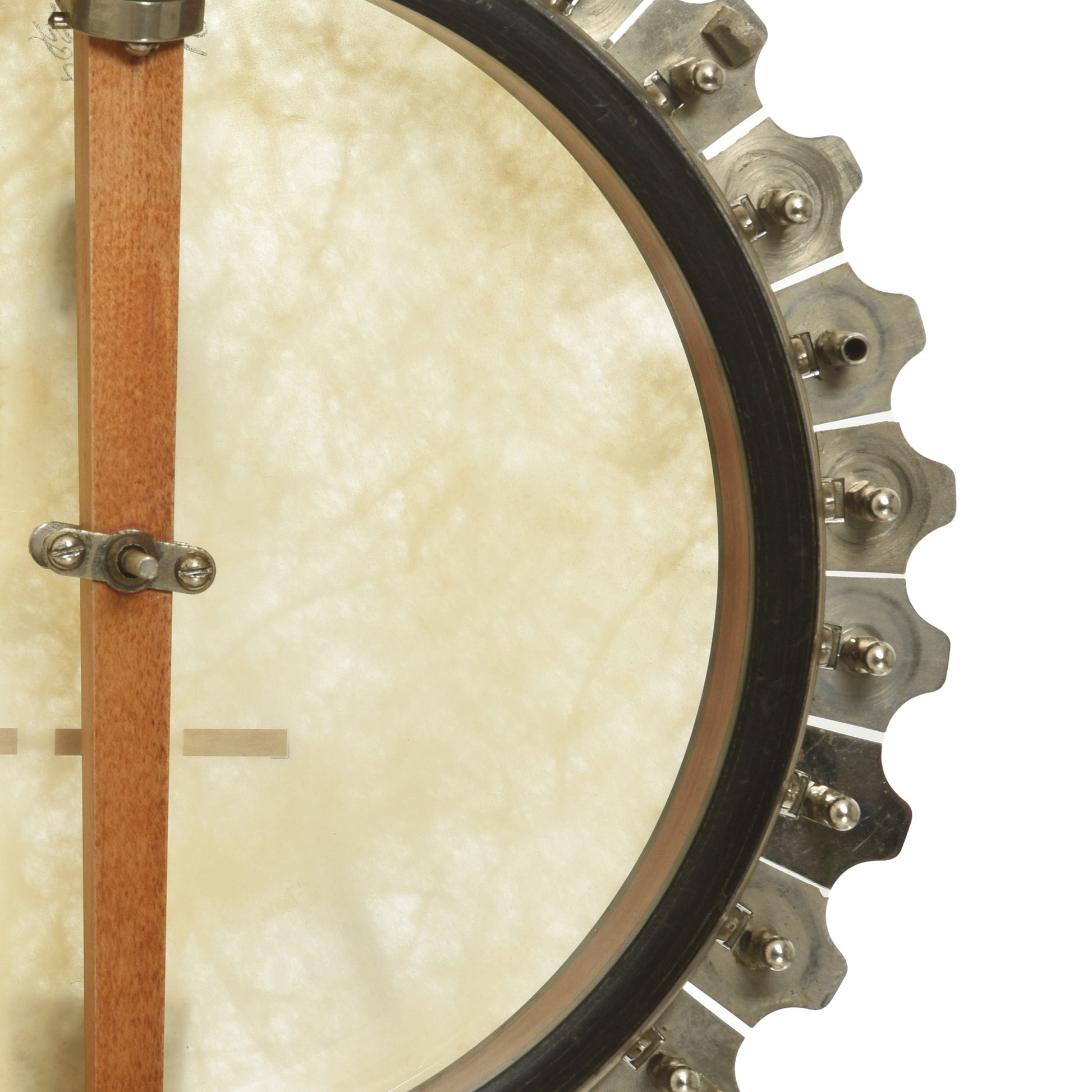 Inside rim of Vega Vegaphone Professional Conversion Openback Banjo