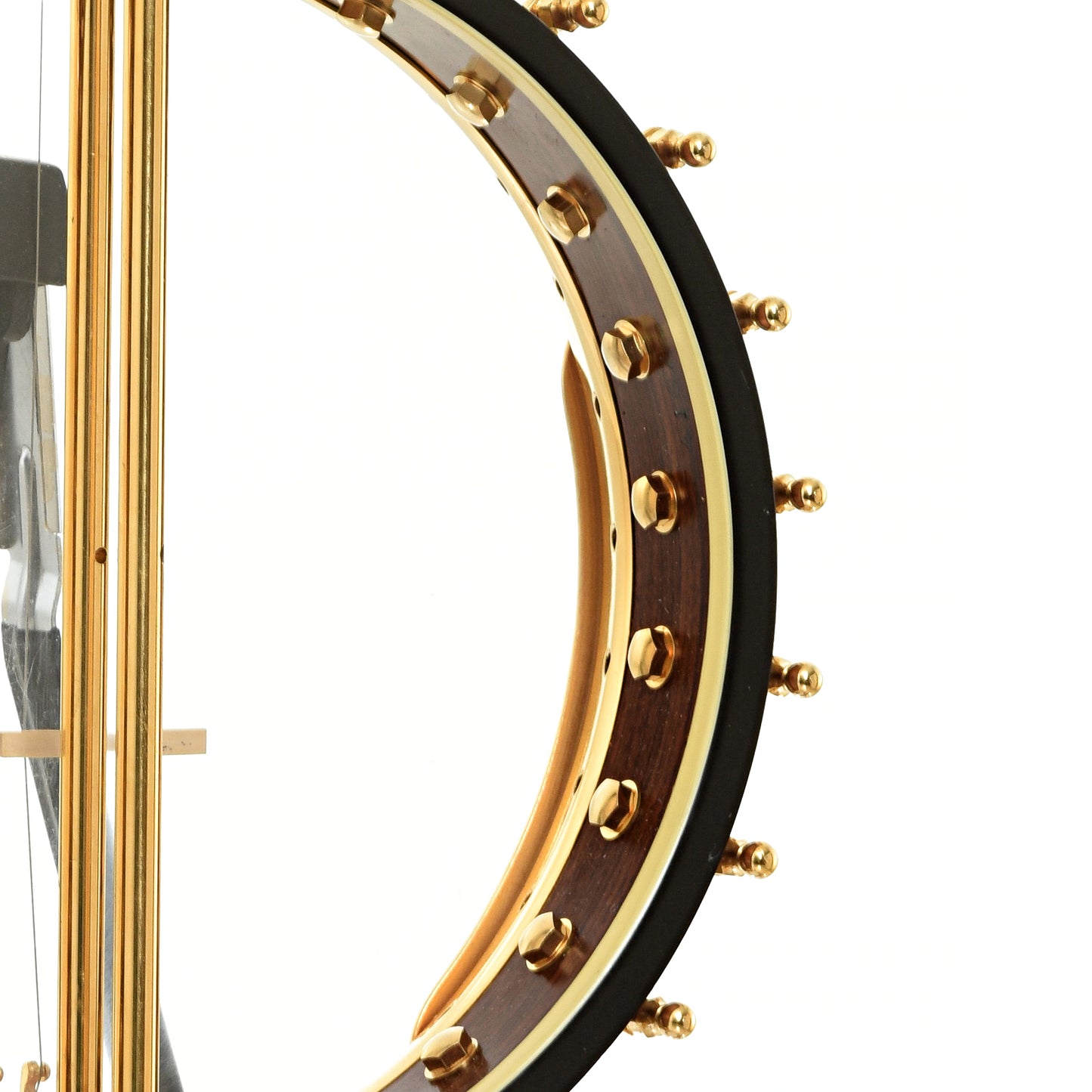 Inside rim of Ome Grand Artist Classic Jazz Tenor Banjo 