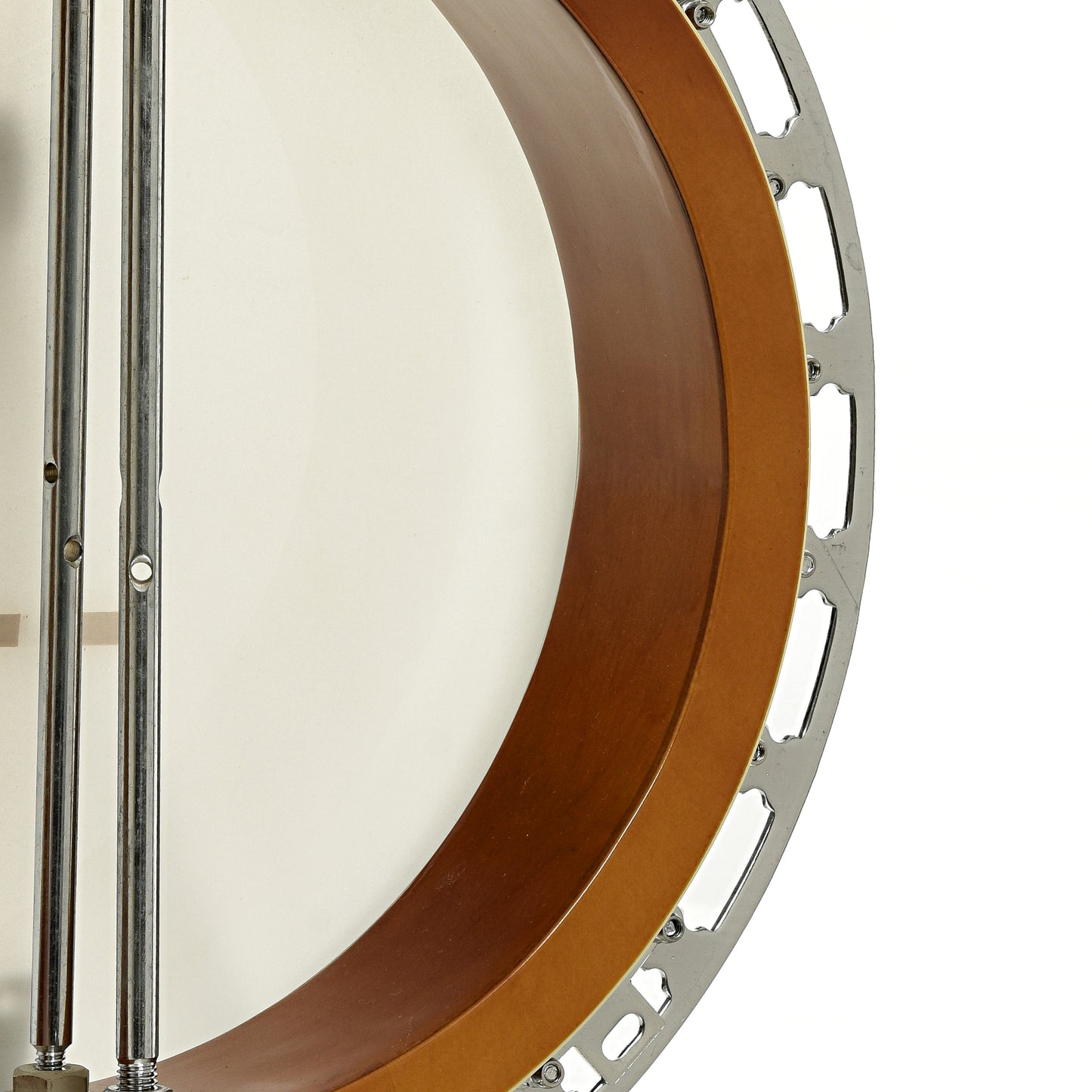 Inside rim of Sovereign Butterfly H495C Resonator Banjo  