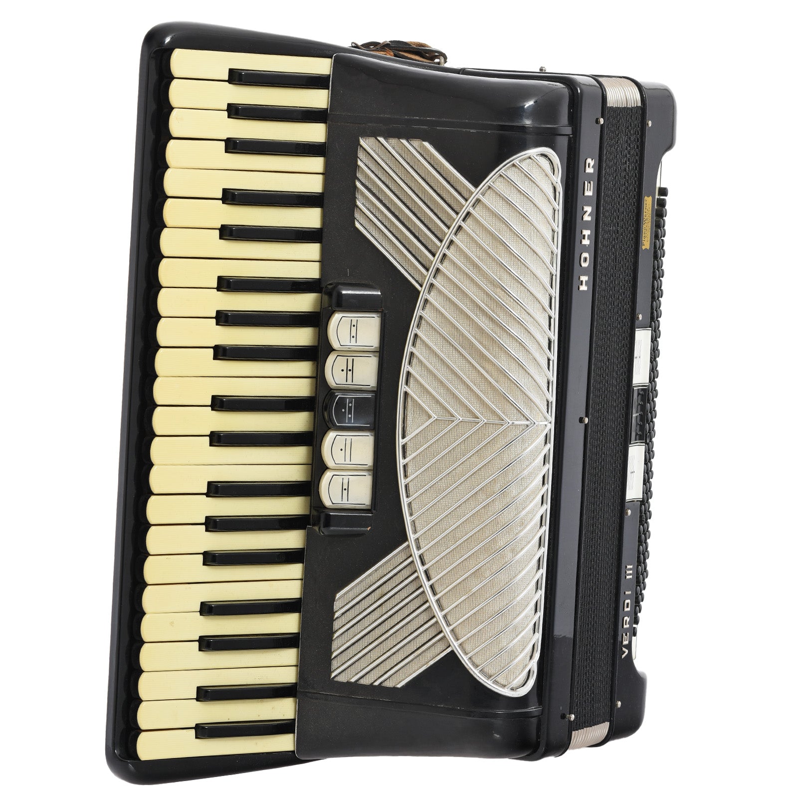 Keyboard of Hohner Verdi III Keyboard Accordion