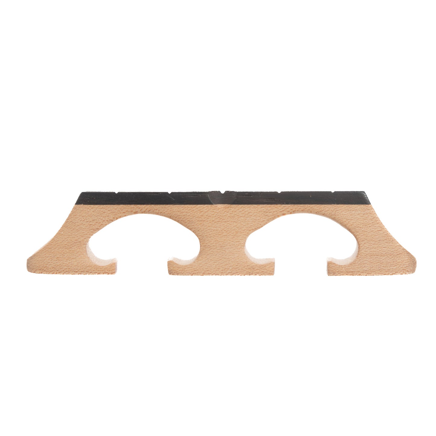 Front of Sampson Bluegrass Banjo Bridge, 5/8" MapleRosewood, Standard Spacing