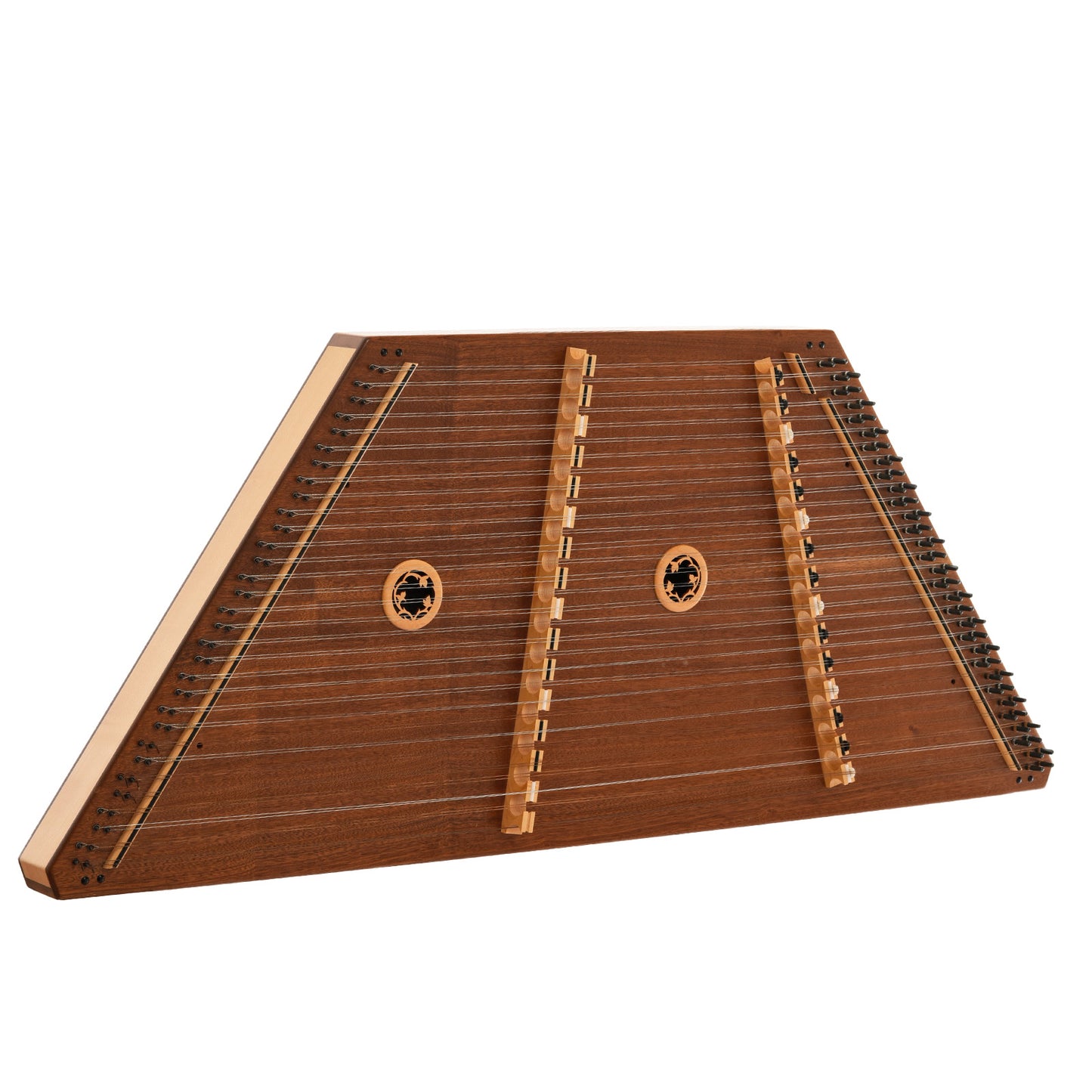 Front an side of Dusty Strings D45 Hammered Dulcimer