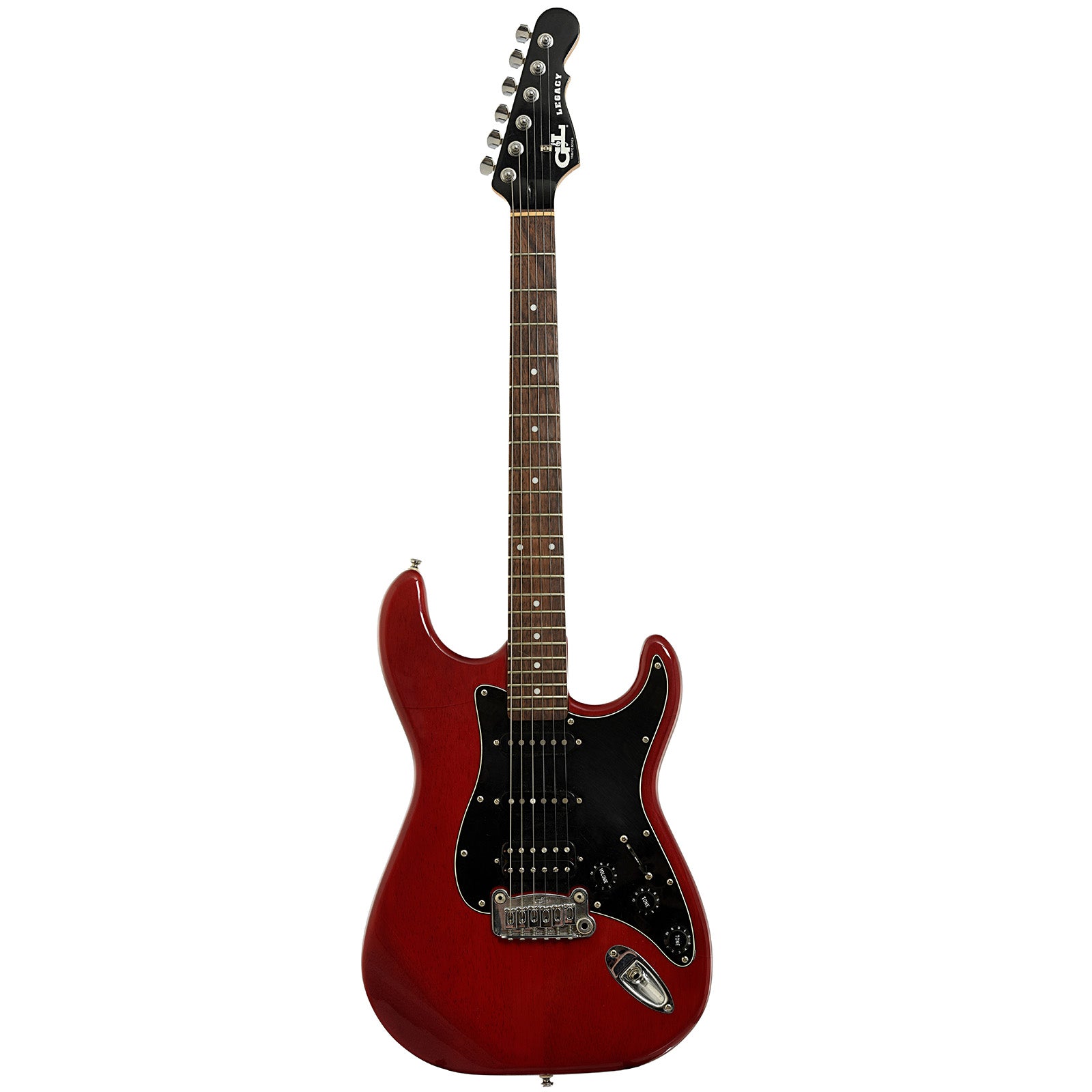 Full front of G&L Tribute Series Legacy HSS Electric Guitar 