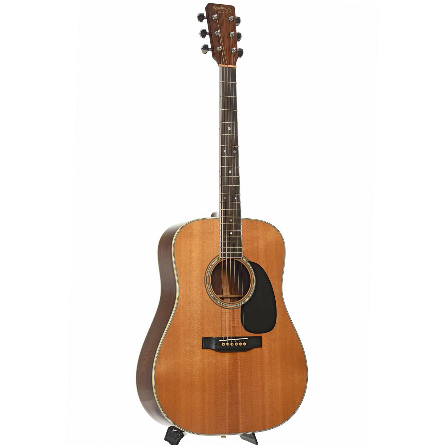 Full front and side of Martin D-35 Acoustic Guitar