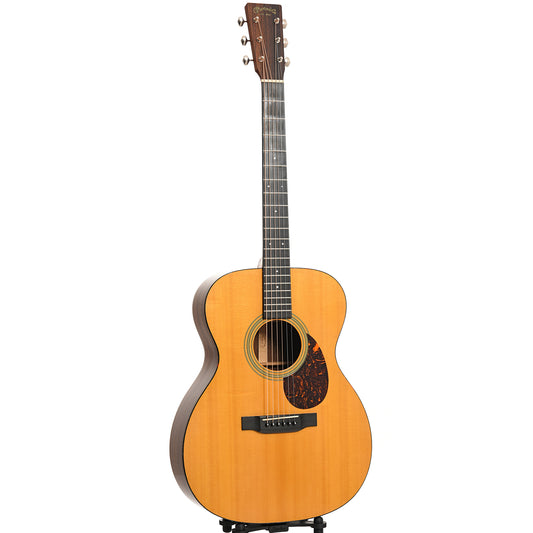Full front and side of 2014 Martin OM-21 Acoustic 