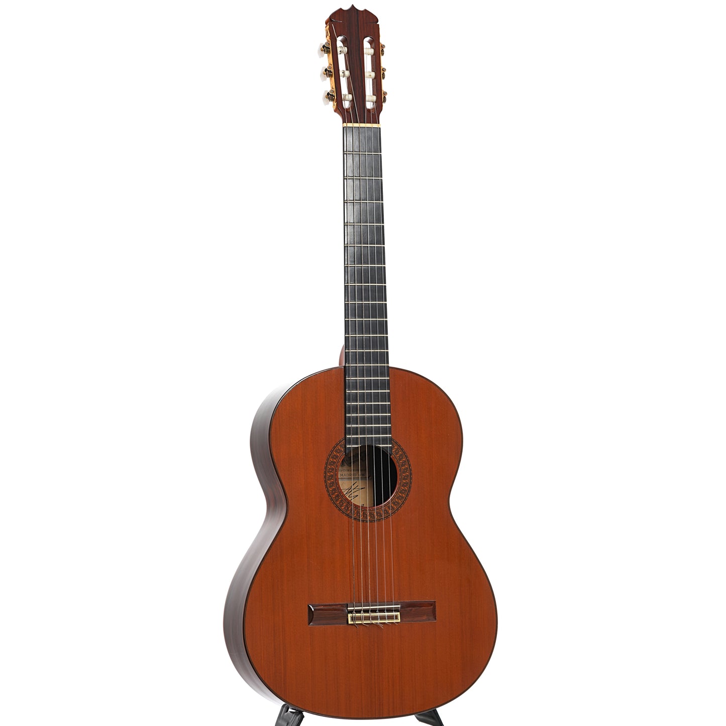 Full front and side of Ramirez 1A Brazilian Classical Guitar (1975)