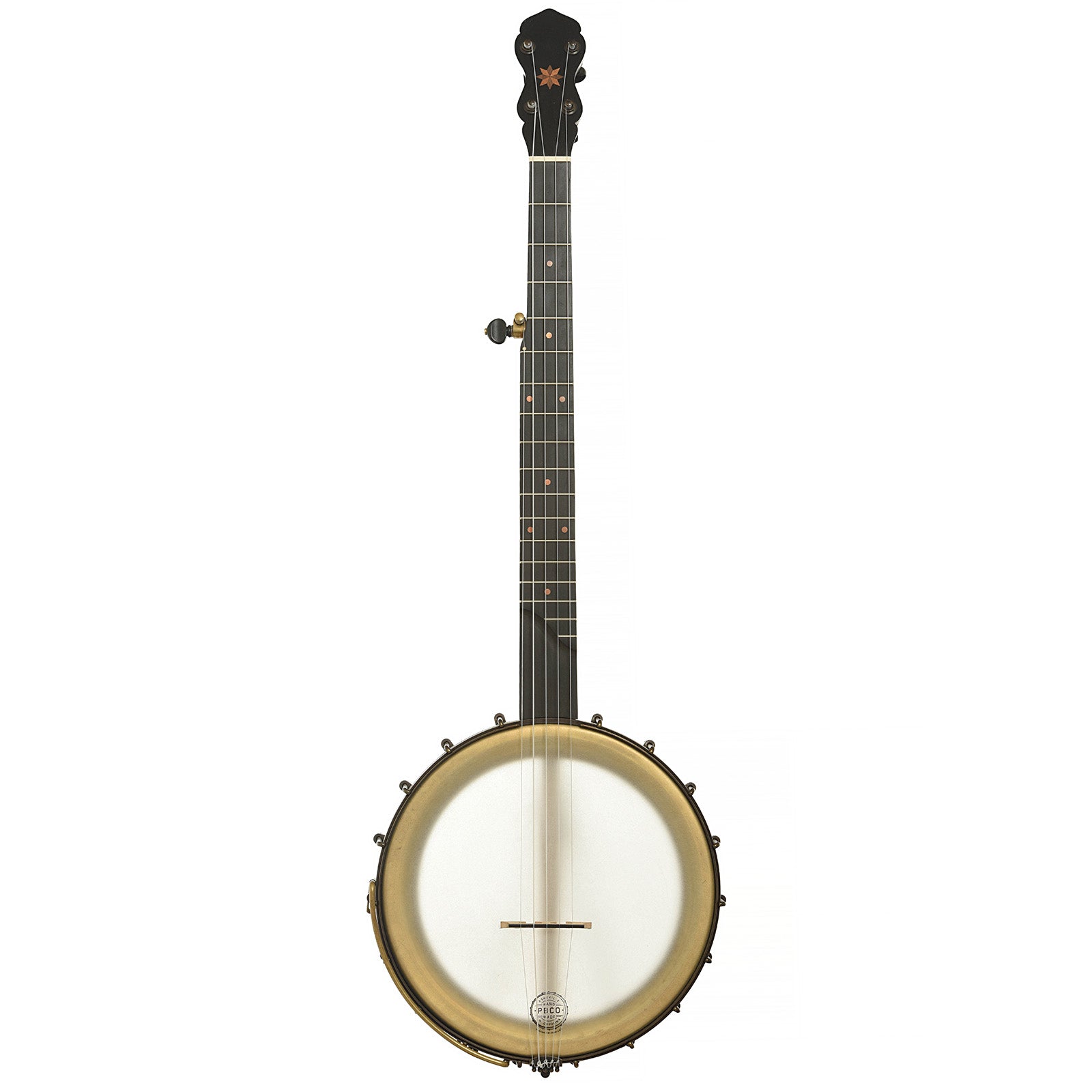 Full front of Pisgah Rambler Custom Openback Banjo