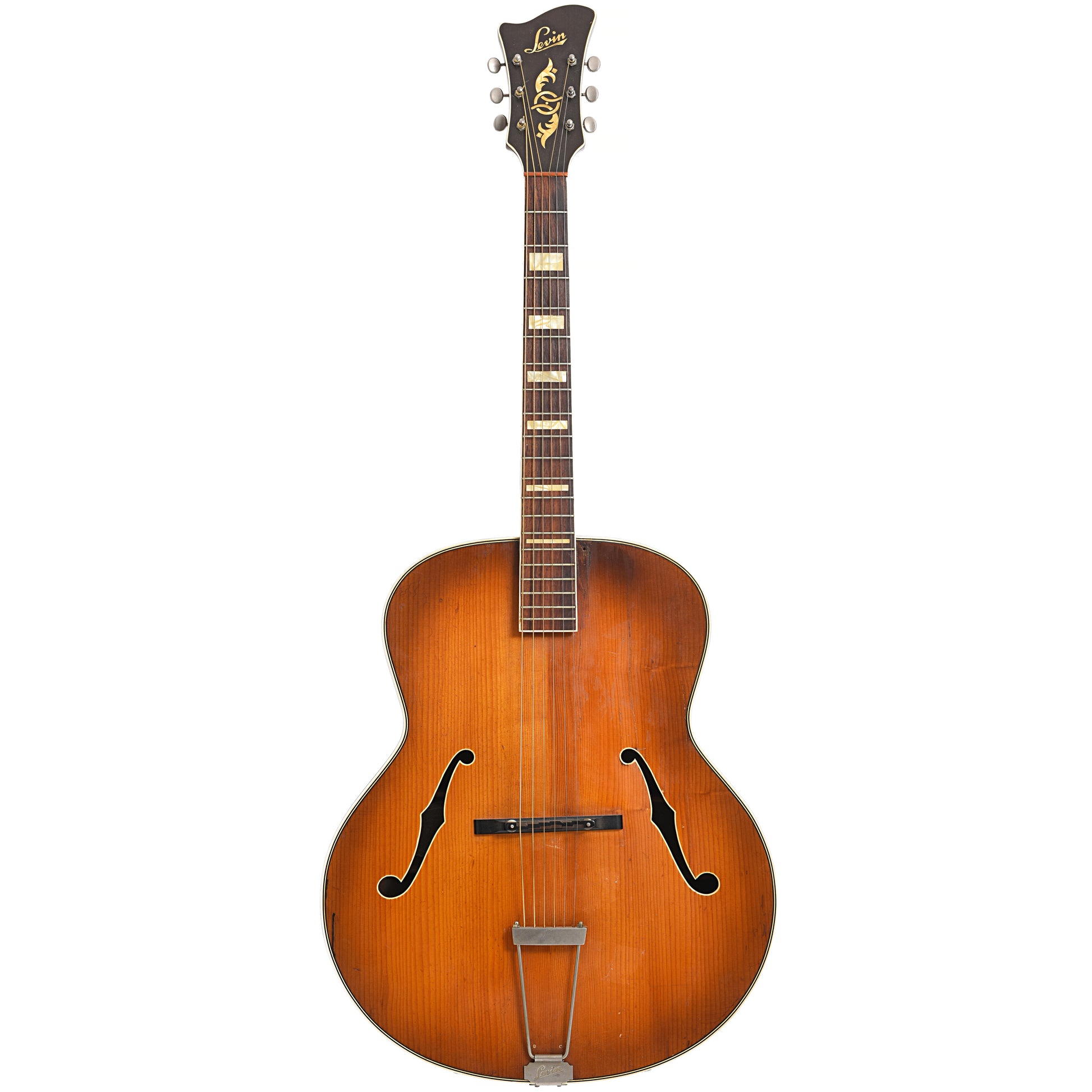 Full front of Levin Garanti Archtop Acoustic Guitar (1950)