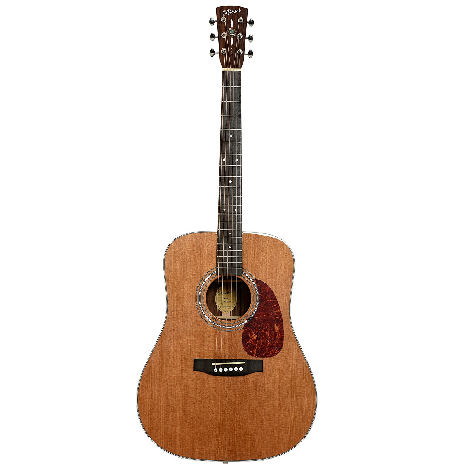 Full front of Bristol by Blueridge BL-160 Deluxe Series Dreadnought Acoustic Guitar