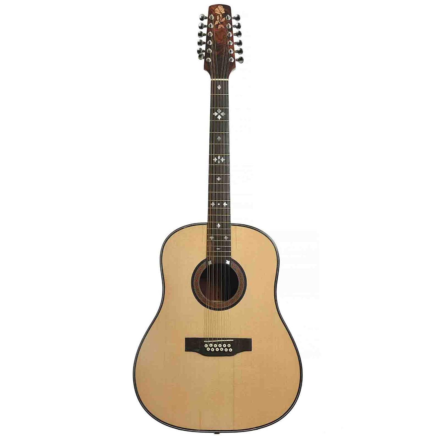 Full front of Del Langejans 12-String