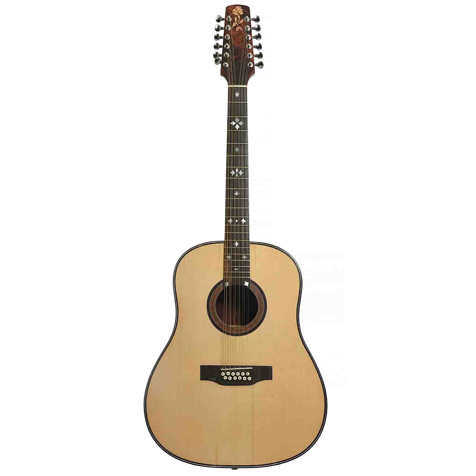 Full front of Del Langejans 12-String
