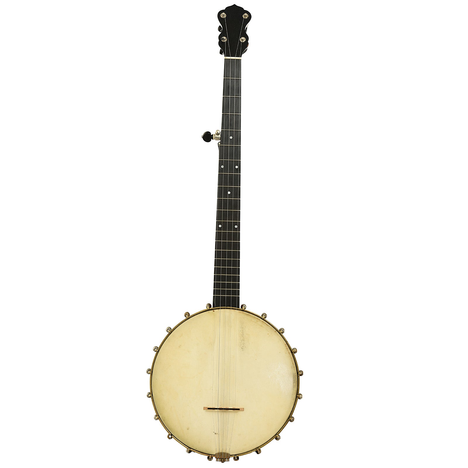 Full front of J.B. Schall Imperial Open Back Banjo