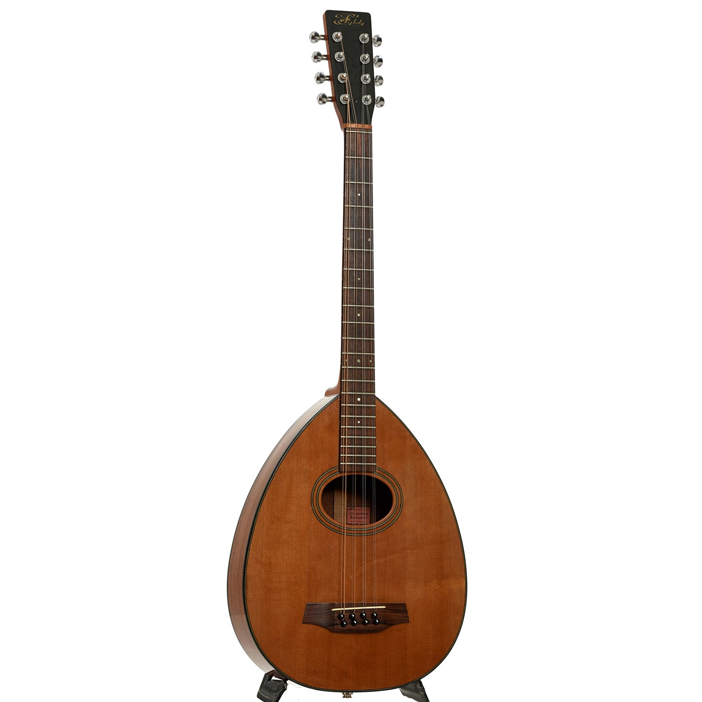 Full front and side of Fylde Octavious Bouzouki 