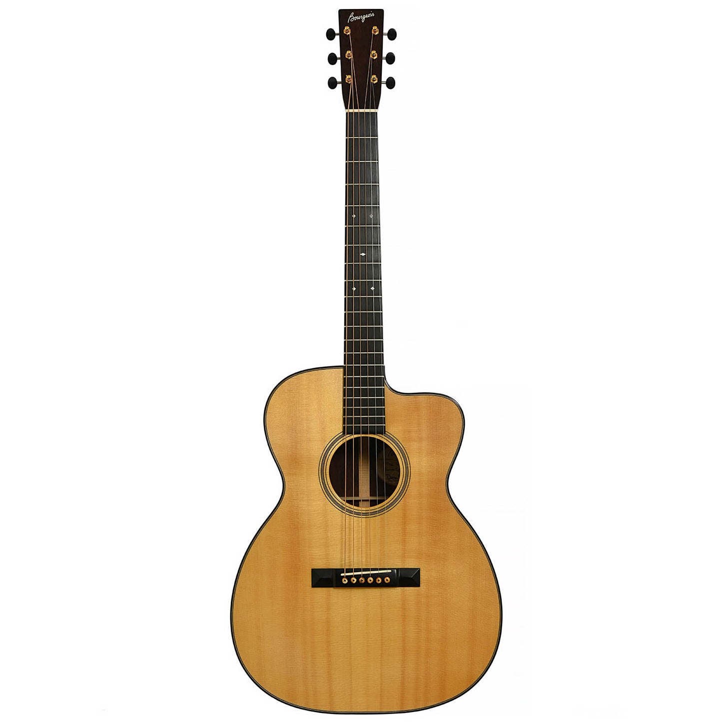 Full front of Bourgeois The Soloist OMC Acoustic Guitar 