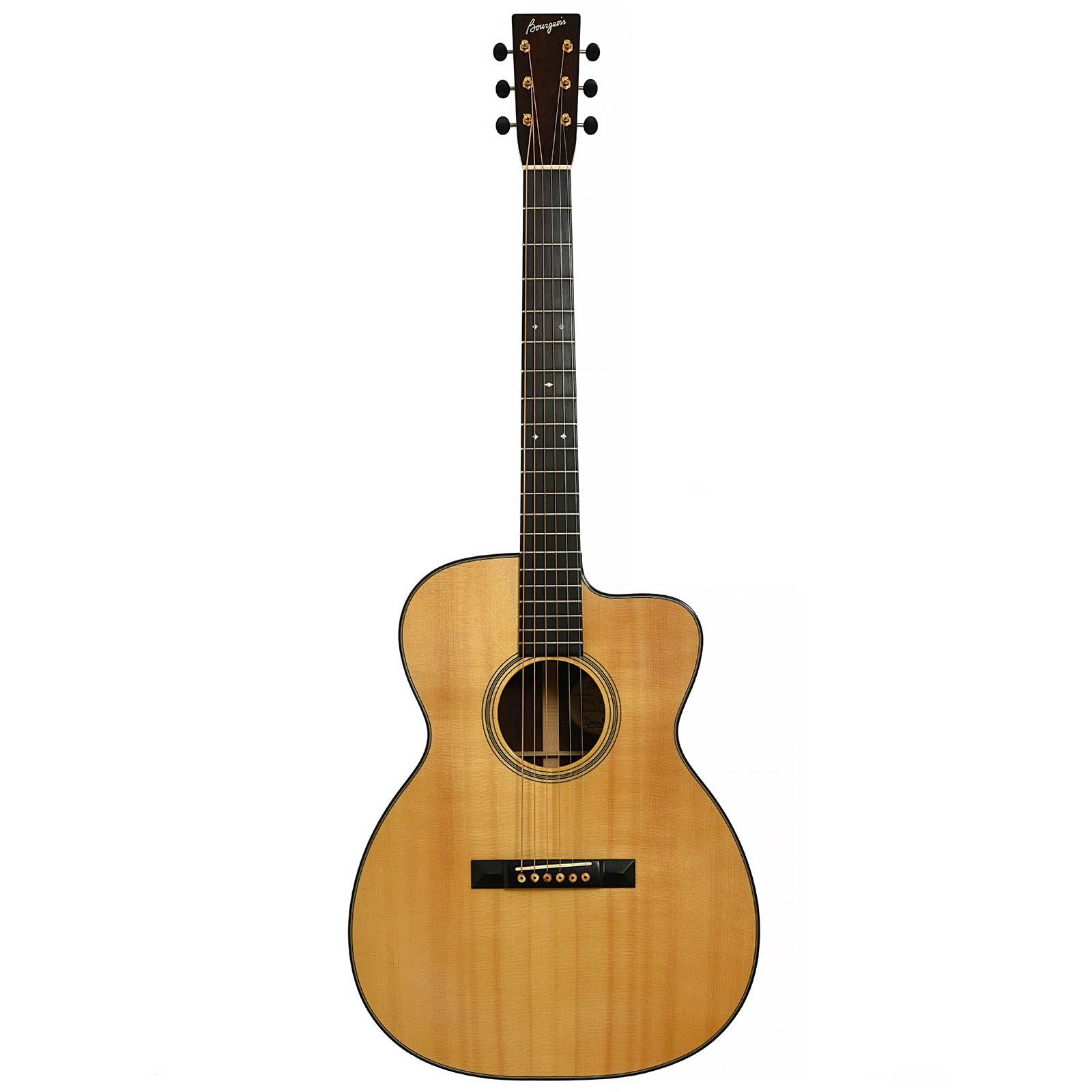 Full front of Bourgeois The Soloist OMC Acoustic Guitar 