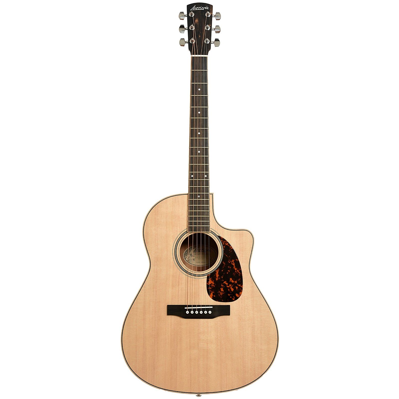 Full front of Larrivee LV-03 Recording Series L Body Acoustic Guitar