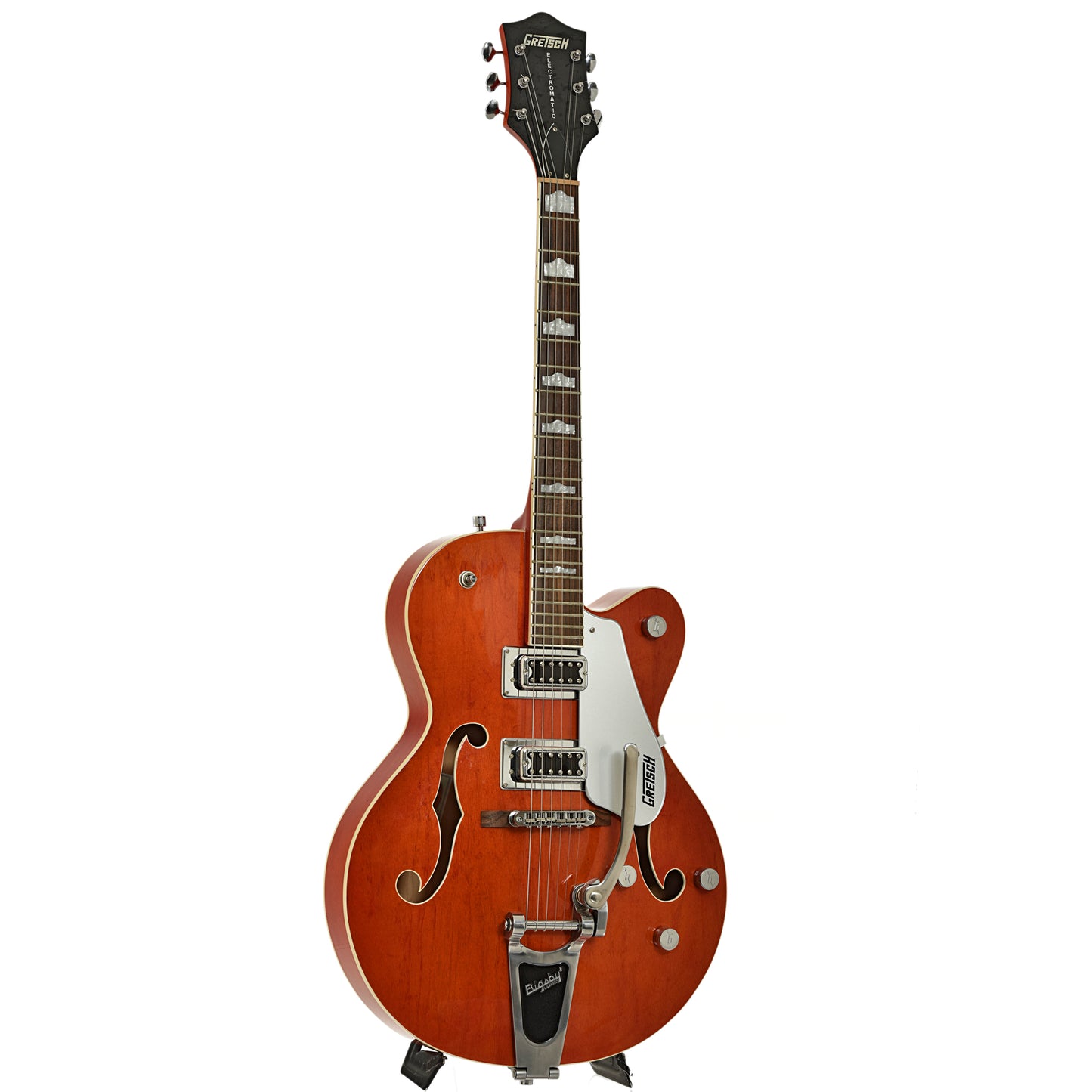 Full font and side of Gretsch G5420T Hollowbody Electric Guitar 
