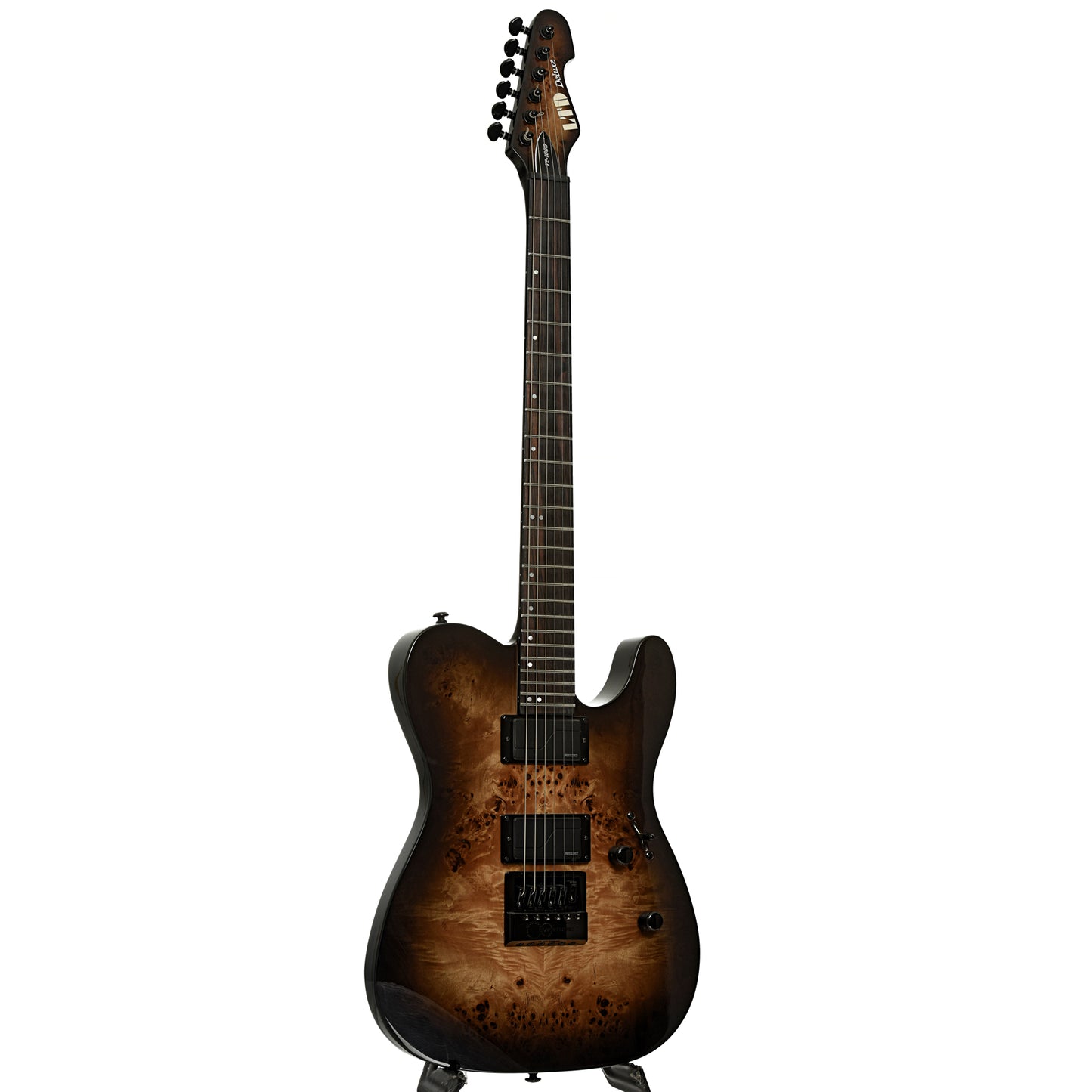 Full front and side of ESP LTD TE-1000 Evertune Electric Guitar