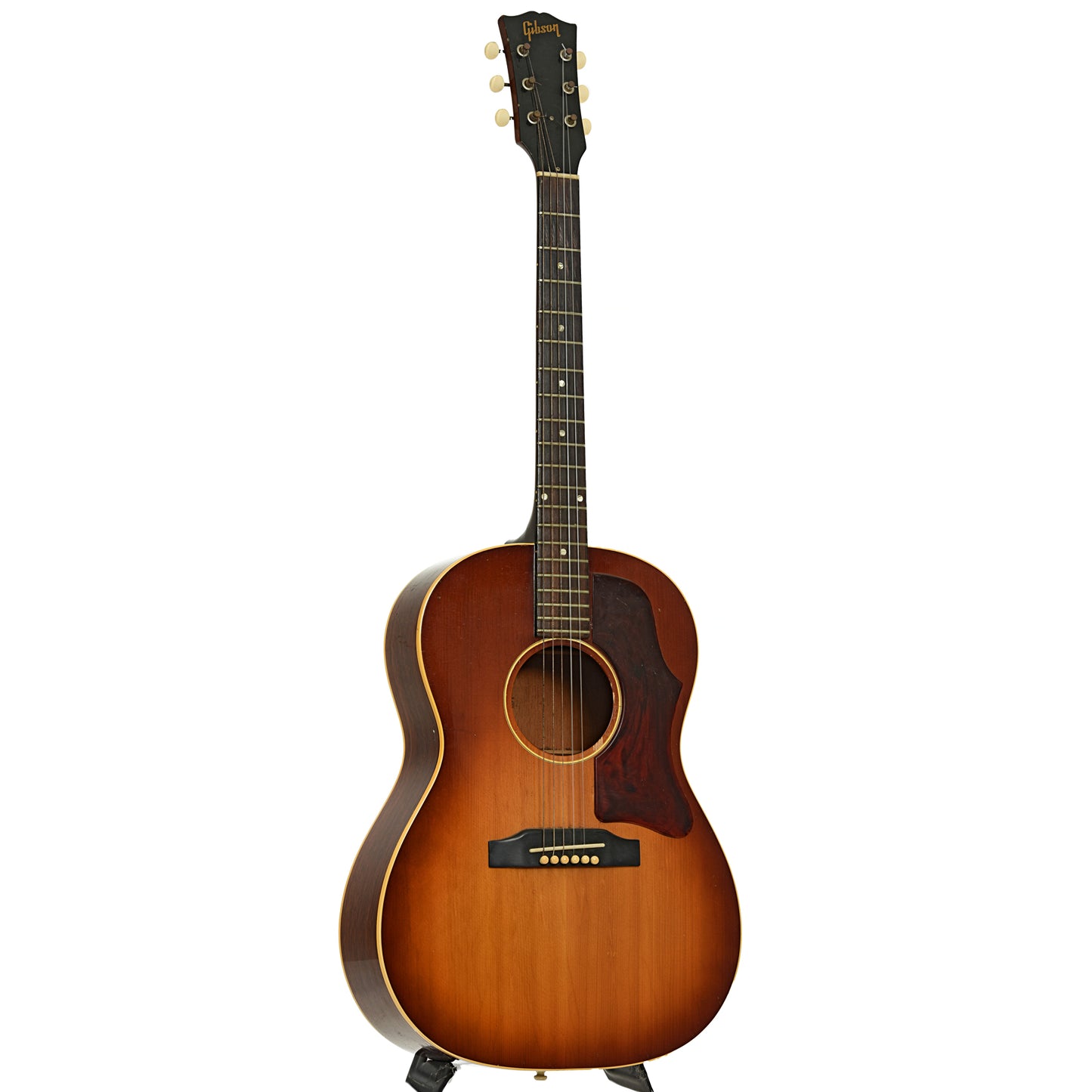 Full front and side of Gibson LG-1 Acoustic Guitar