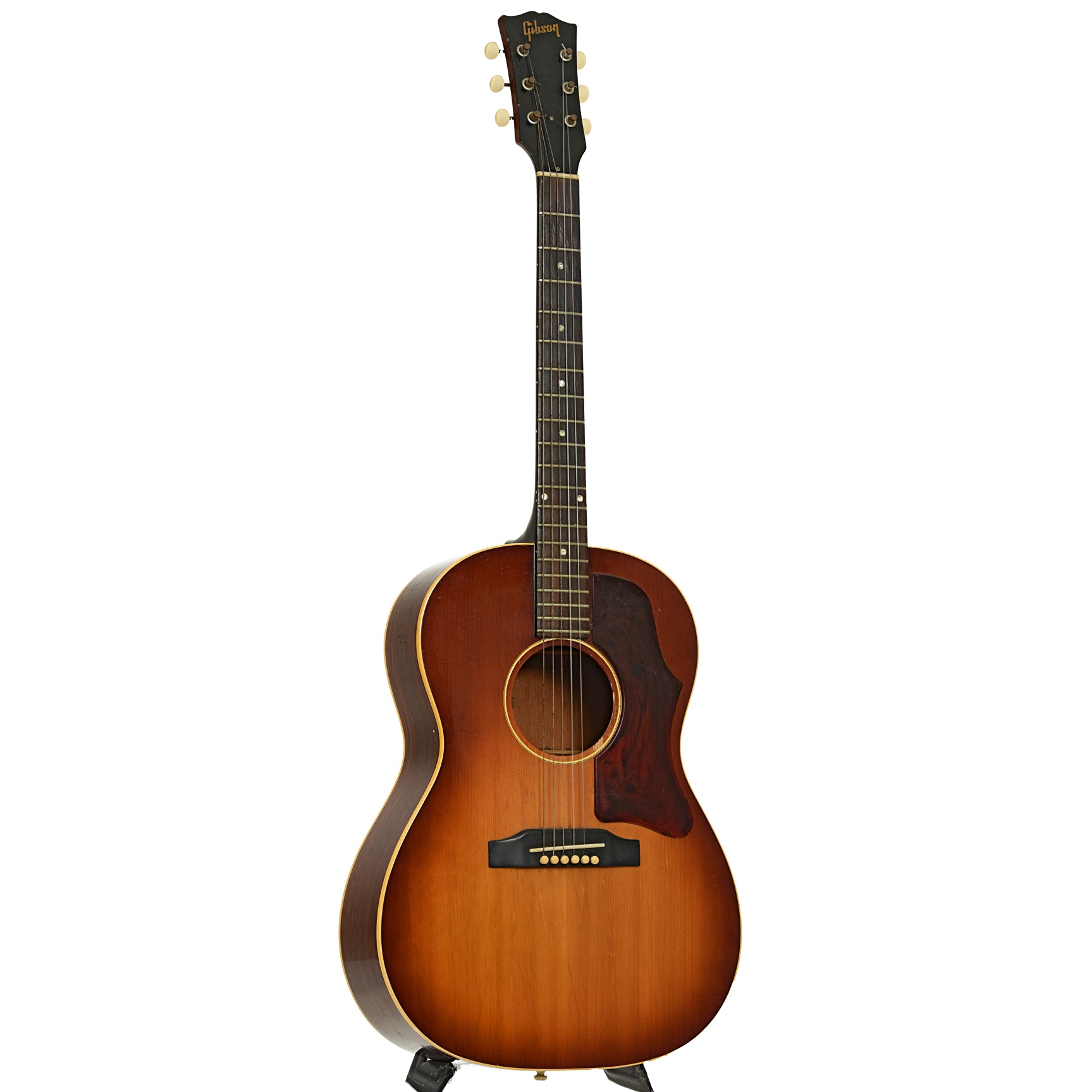 Full front and side of Gibson LG-1 Acoustic Guitar