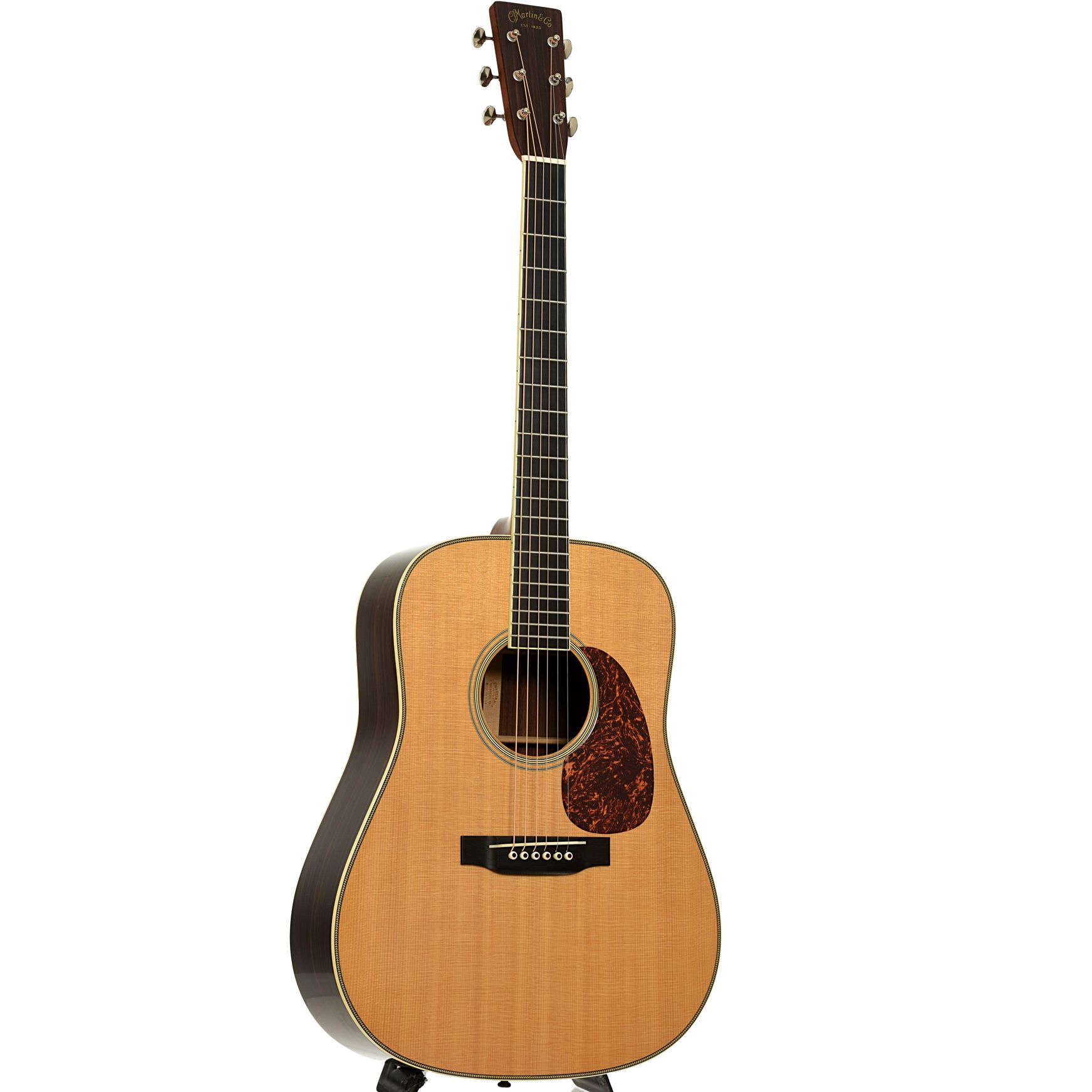 Full front and side of Martin HD-28LSV Acoustic Guitar 