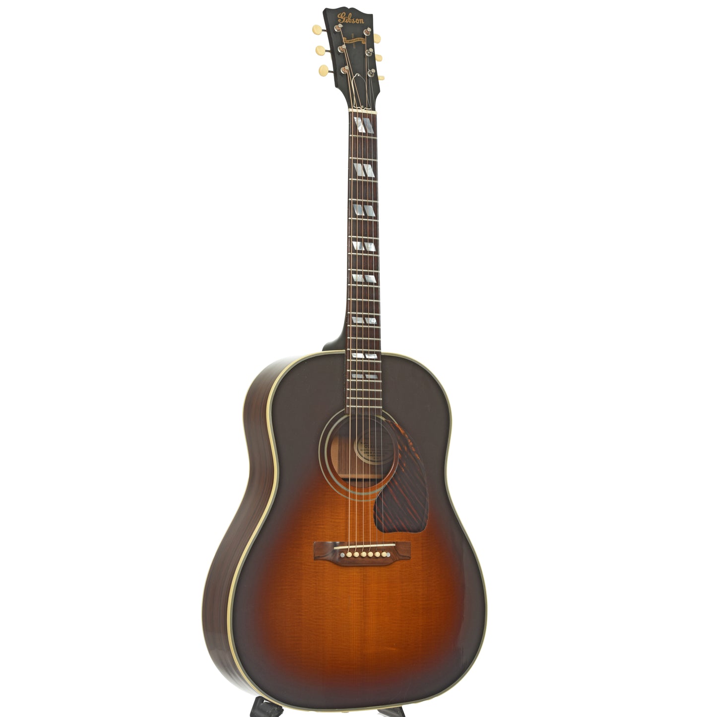 Full  front and side of Gibson Southern Jumbo Acoustic Guitar