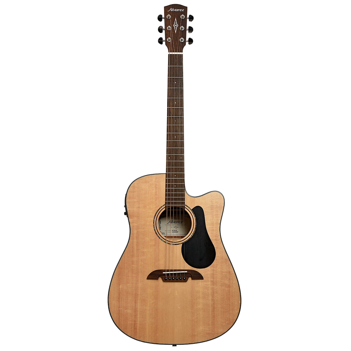 Full front of Alvarez Artist Series AD30CE Dreadnought Acoustic-Electric Guitar