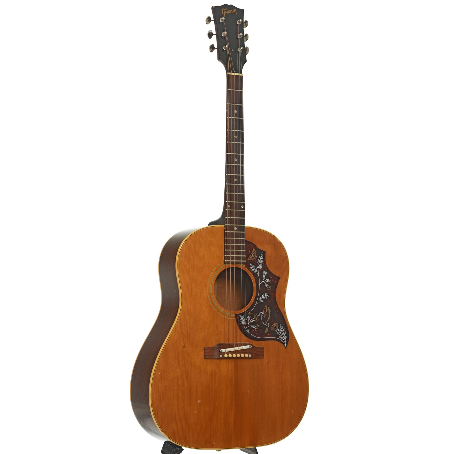 Full front and side of Gibson J-50 ADJ Acoustic Guitar