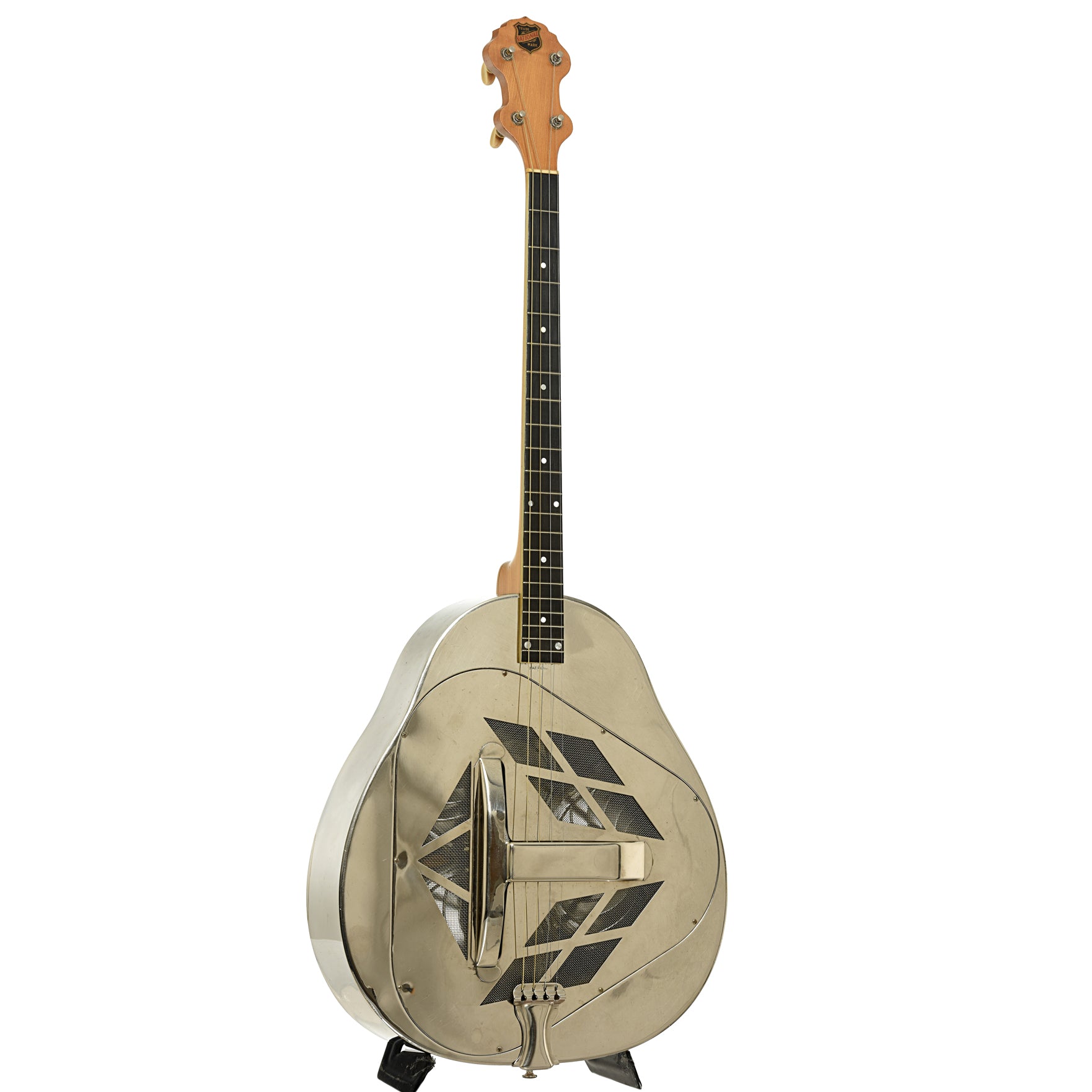 Fll front and side of National Style 1 Tricone Tenor Guitar