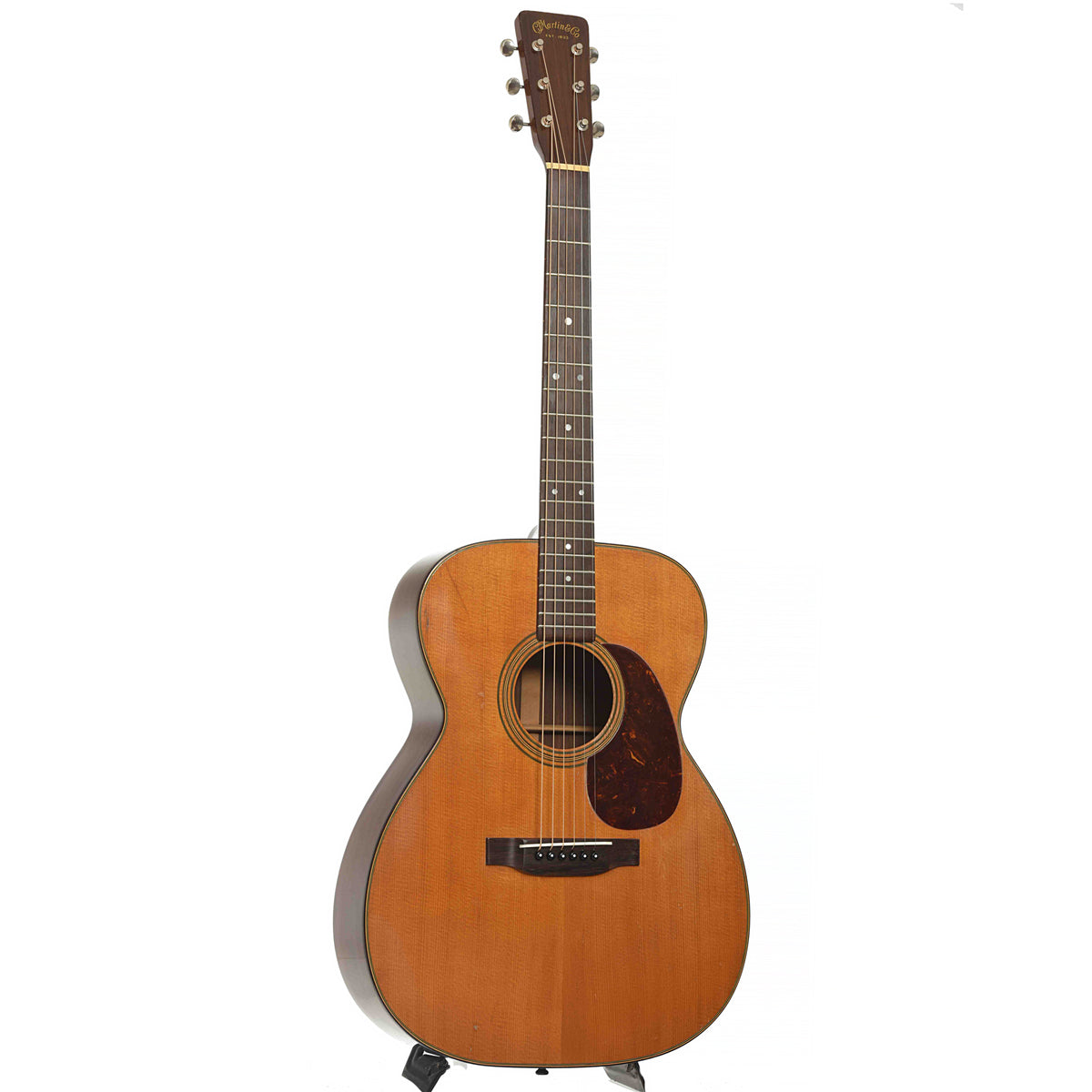 Full Front & Side of Martin 000-21 Acoustic Guitar