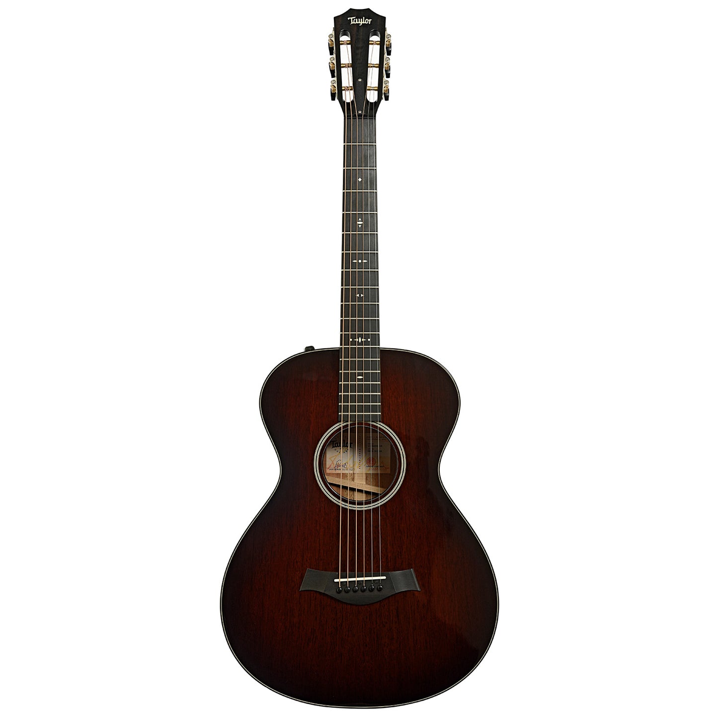 Full front of Taylor 522e 12-Fret Acoustic-Electric Guitar